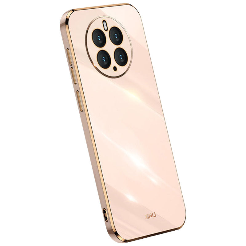 Ochranné pouzdro na telefon XINLI odolné proti poškrábání pro Huawei Mate 50 Pro 4G s galvanickým pokovováním TPU zadní skořepina kompletního ochranného krytu objektivu fotoaparátu