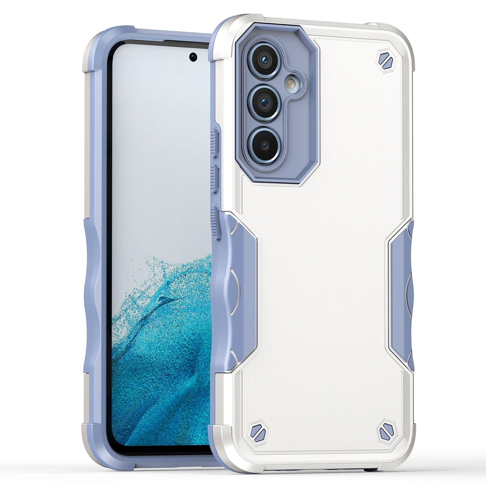 TPU PC Phone Case for Samsung Galaxy A54 5G Drop-proof Protection Phone Cover