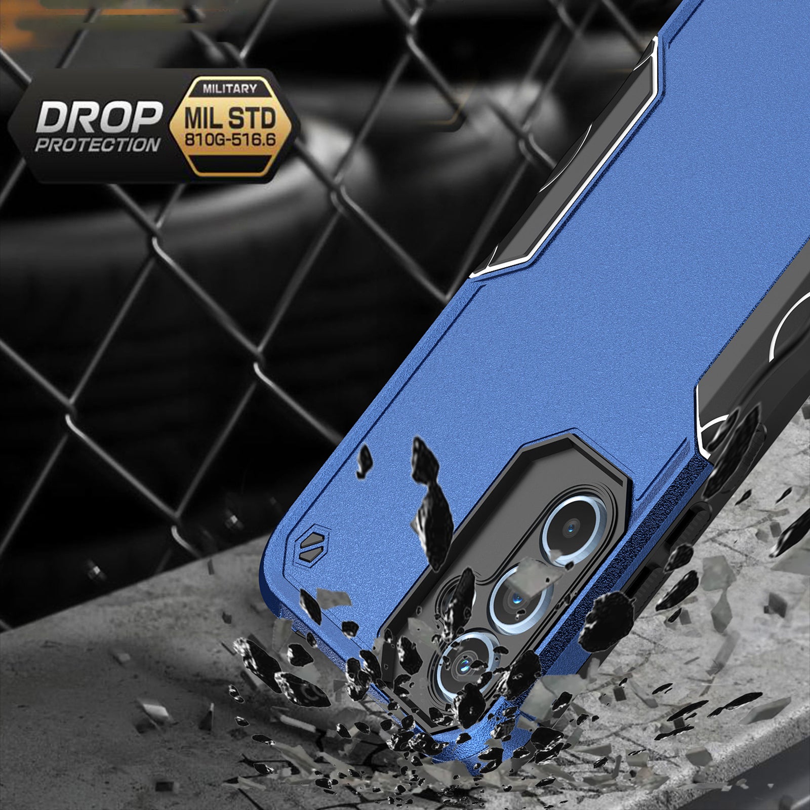 TPU PC Phone Case for Samsung Galaxy A54 5G Drop-proof Protection Phone Cover