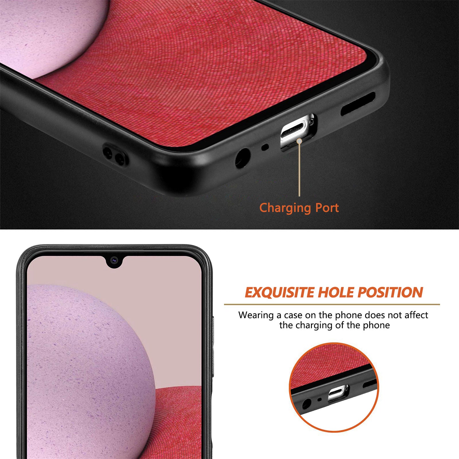 For Samsung Galaxy A14 5G A14 4G Crocodile Texture Back Shell PU Leather Coated TPU Cover Precise Cutout Phone Case