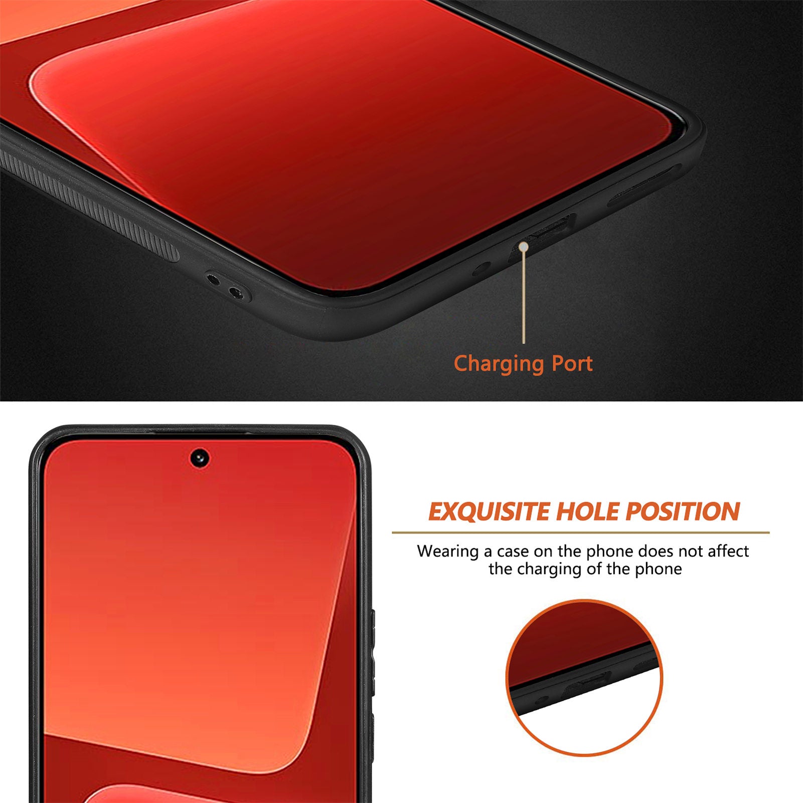 Leather Coated PC TPU Phone Case for Xiaomi 13 5G Precise Cutout Camouflage Pattern Phone Cover