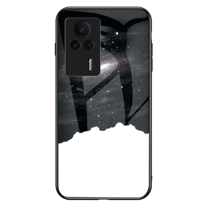 Starry Sky Pattern Phone Case for Xiaomi Redmi K60E 5G Tempered Glass PC TPU Phone Cover