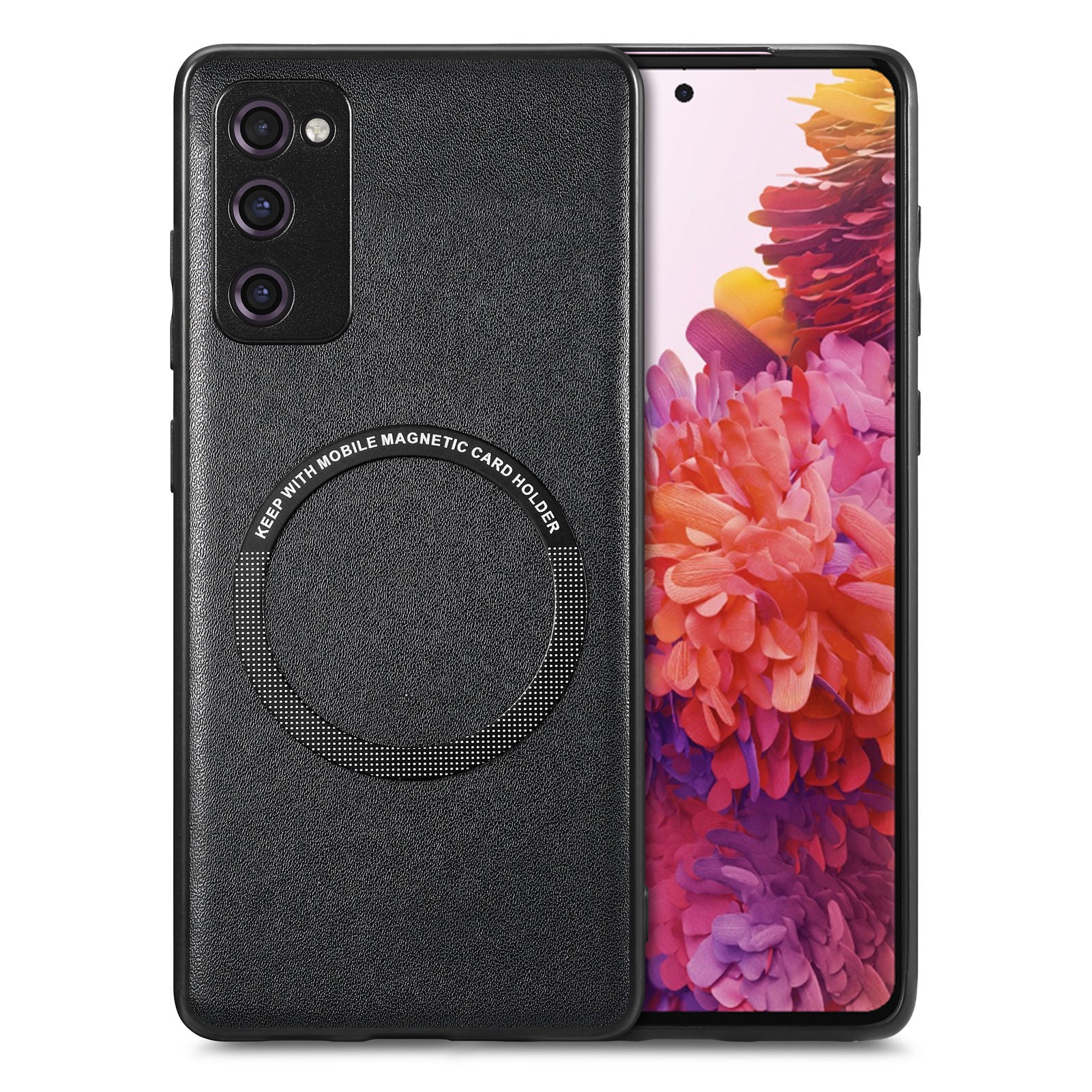 For Samsung Galaxy S20 FE 5G S20 FE S20 FE 2022 S20 Lite Phone Case Compatible with MagSafe Leather Coated PC TPU Cover