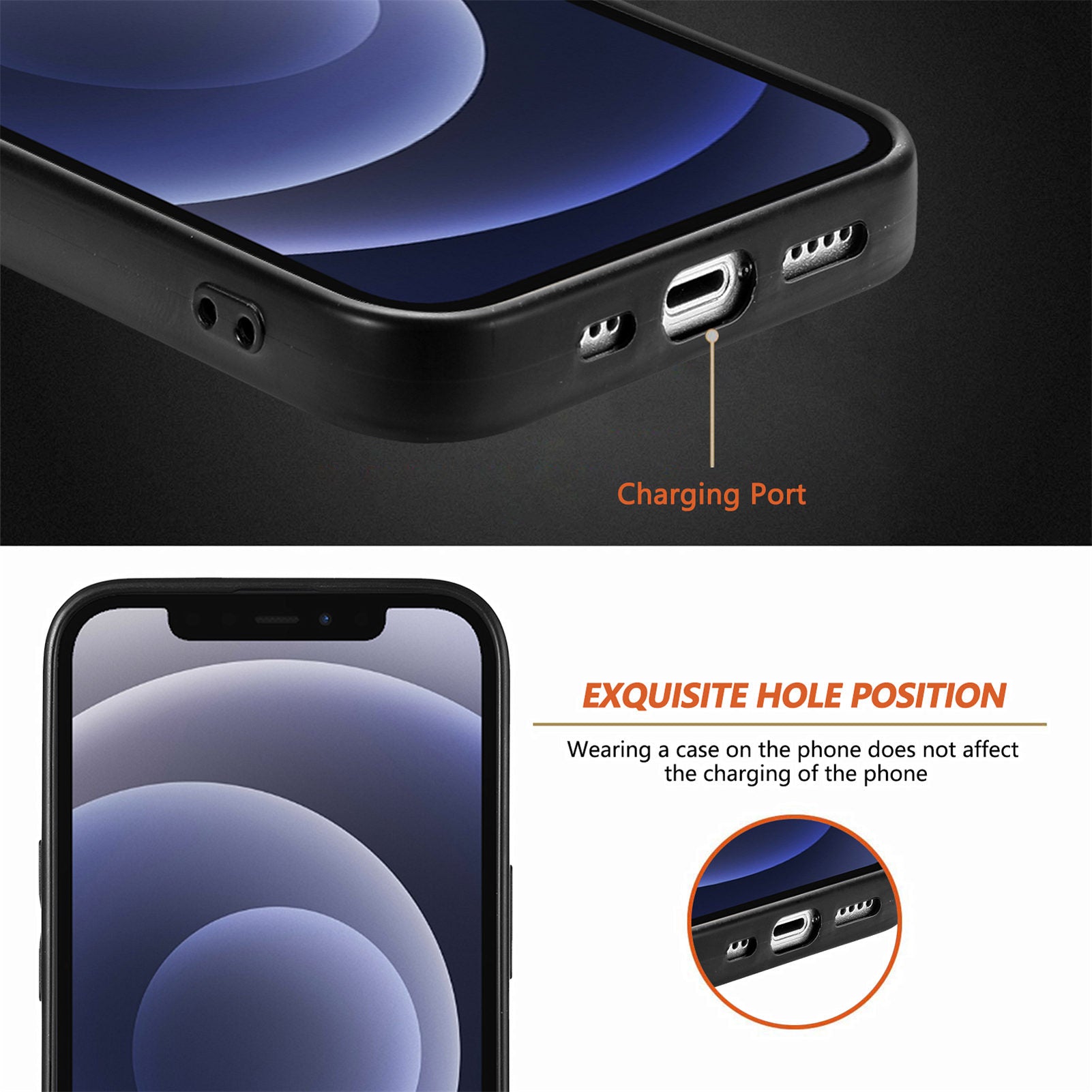 Til iPhone 12 mini 5,4 tommer Camouflage telefontaske PU læder PC TPU Anti-drop beskyttelsescover