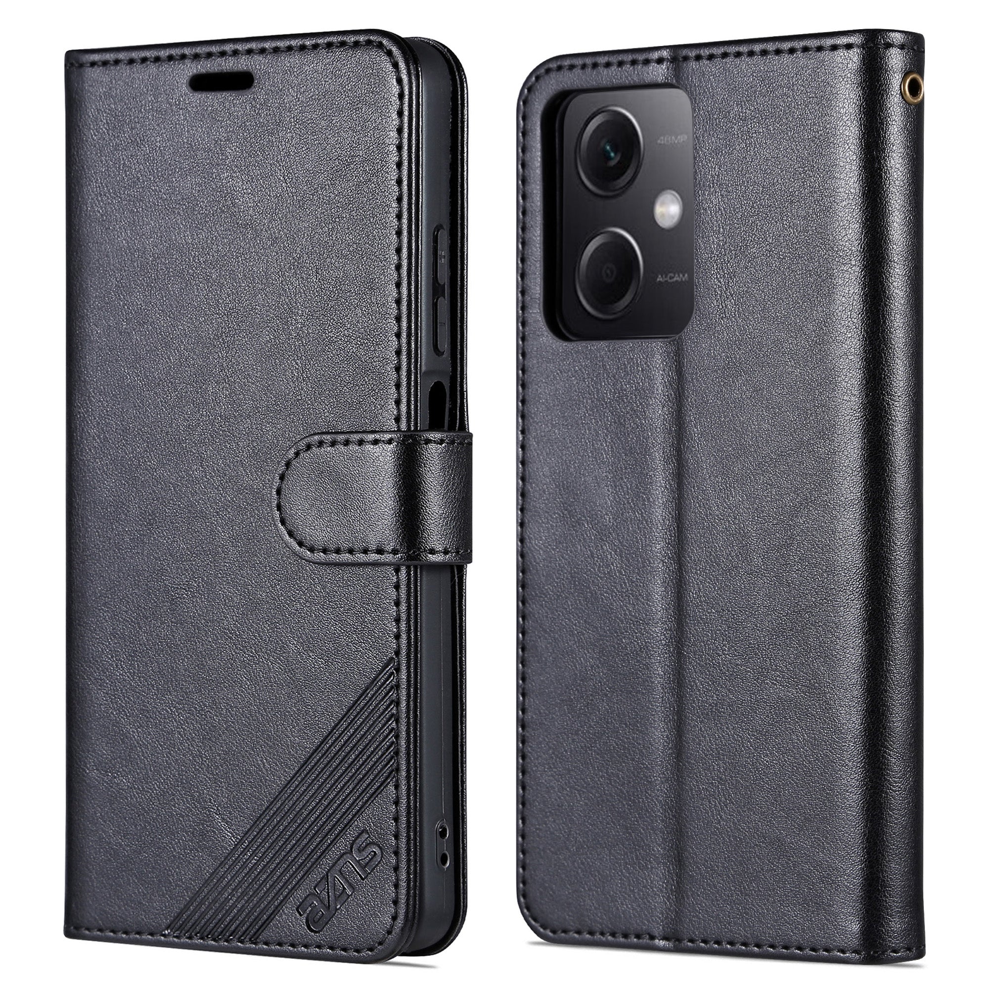 AZNS for Xiaomi Redmi Note 12 5G (Global) (India) (China) Poco X5 5G PU Leather Phone Case Wallet Stand Phone Cover
