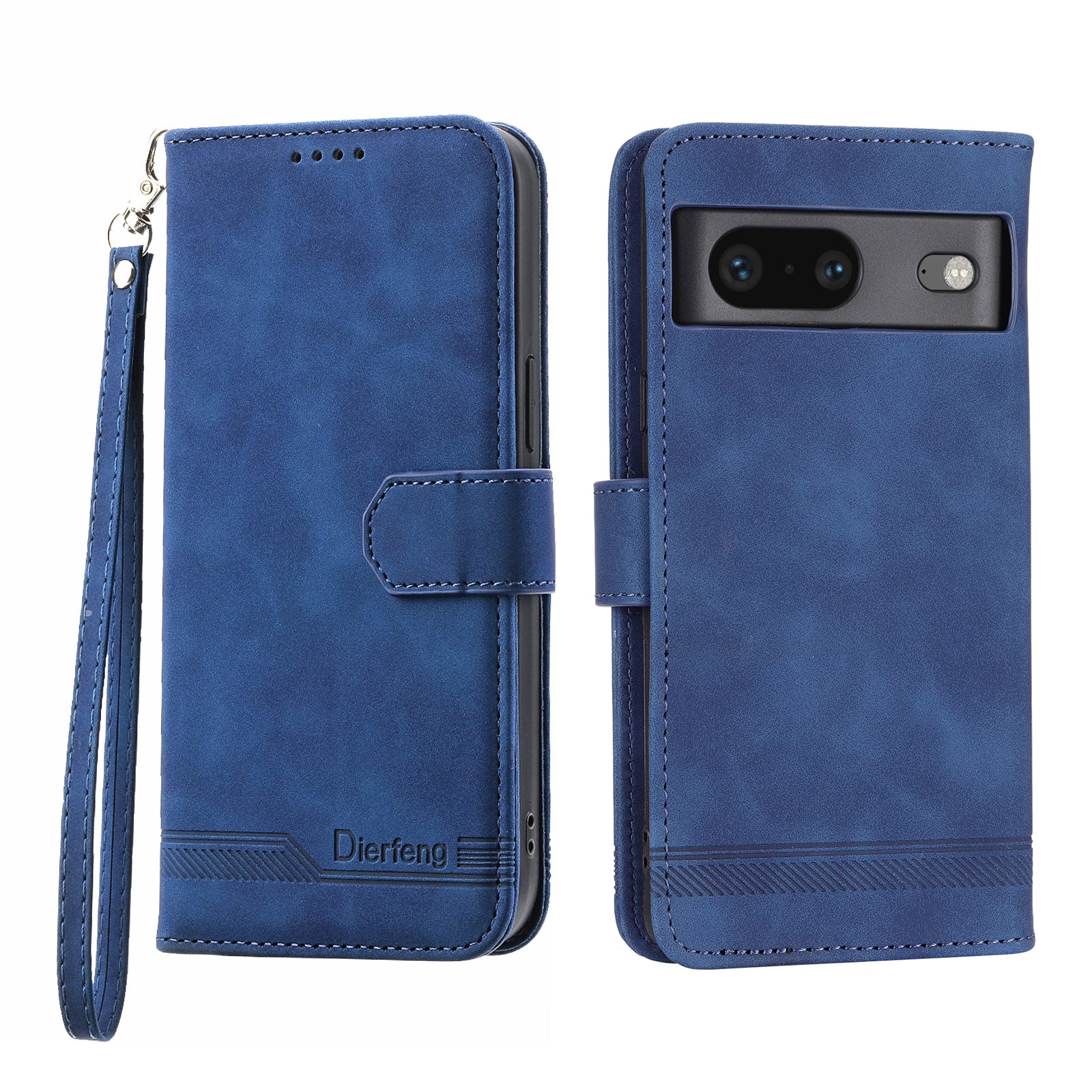 DIERFENG for Google Pixel 7 5G Shockproof Phone Case DF-03 Flip Leather Cell Phone Cover Stand Wallet