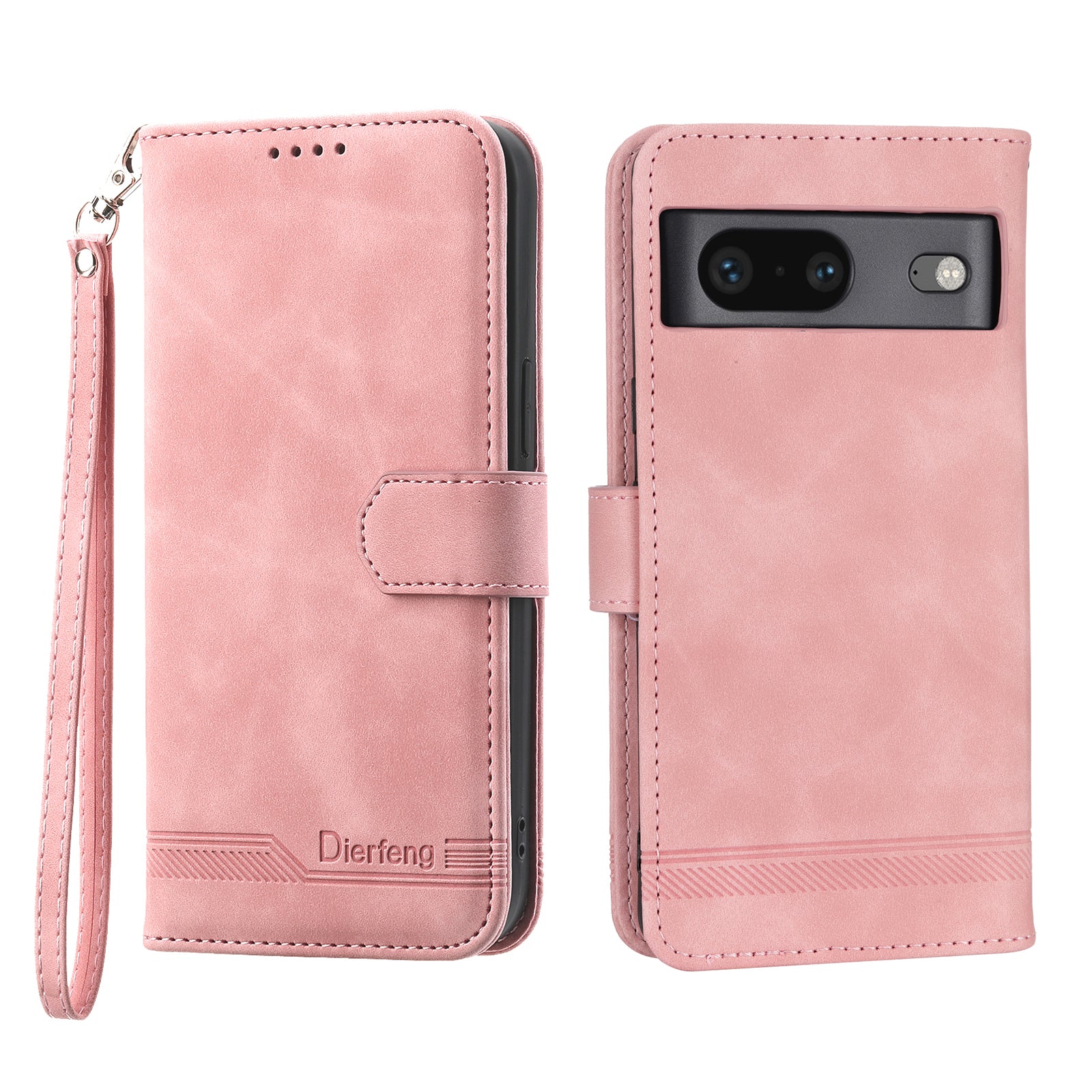 DIERFENG for Google Pixel 7 5G Shockproof Phone Case DF-03 Flip Leather Cell Phone Cover Stand Wallet