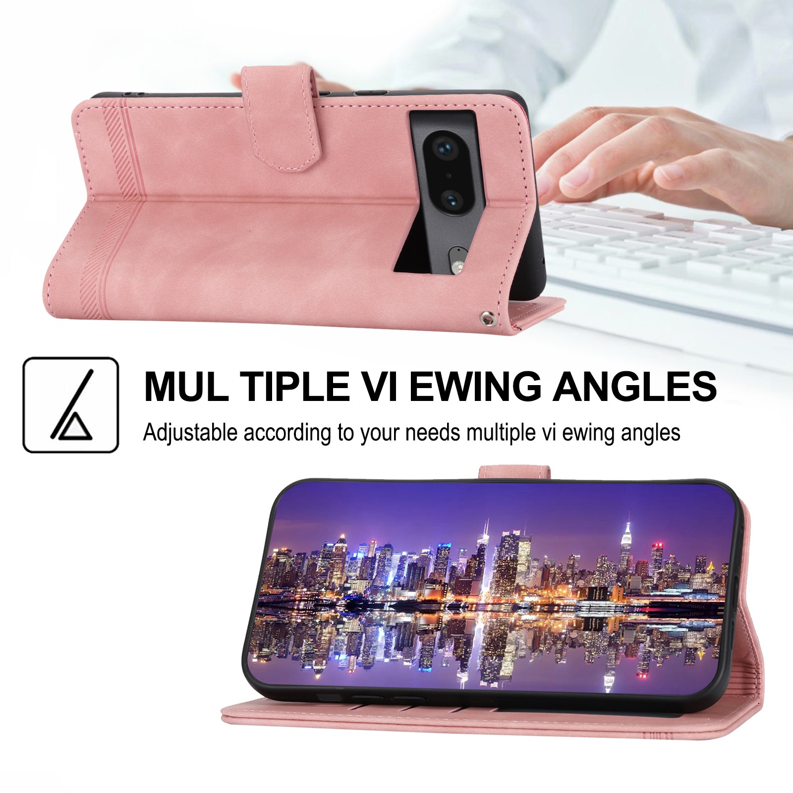 DIERFENG for Google Pixel 7 5G Shockproof Phone Case DF-03 Flip Leather Cell Phone Cover Stand Wallet