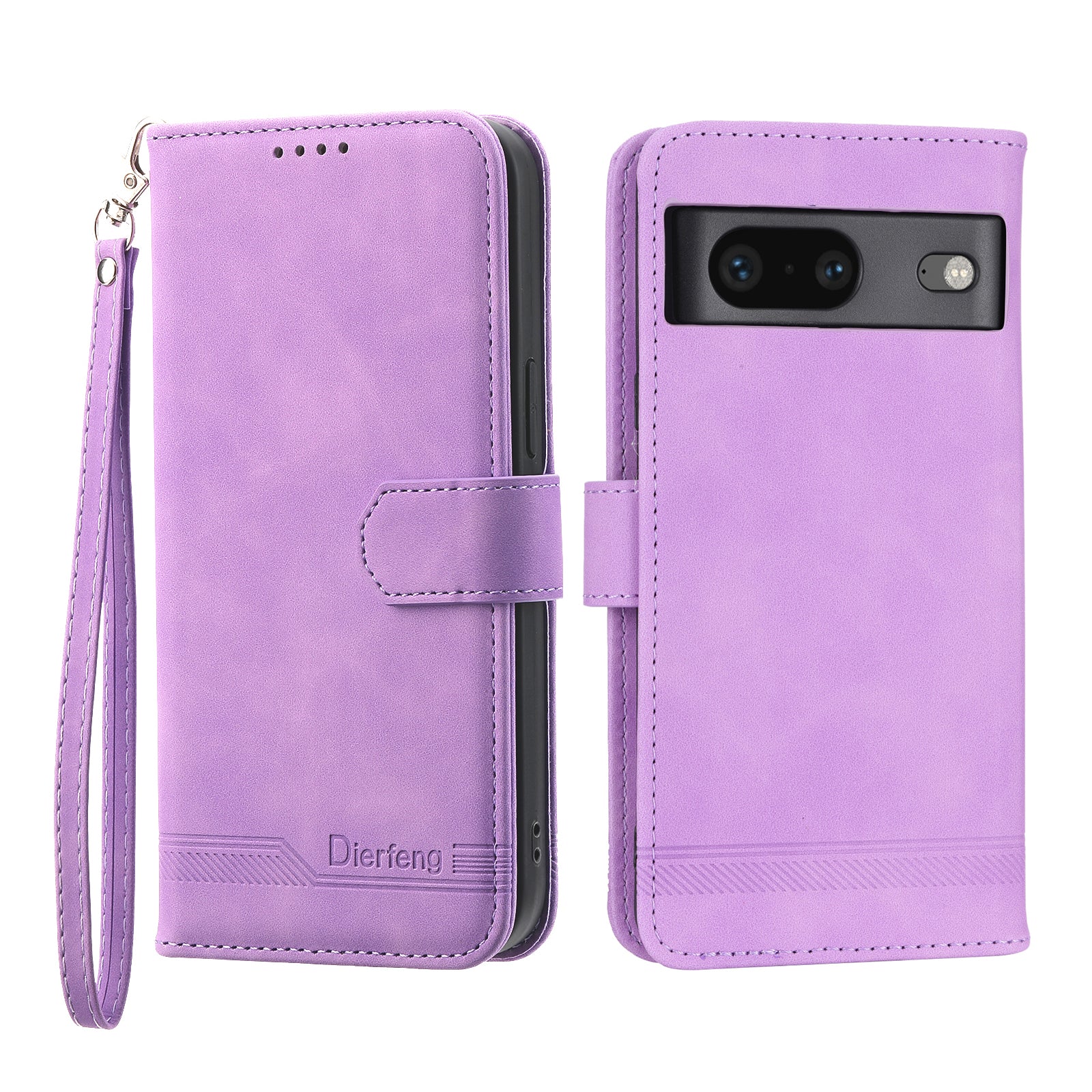 DIERFENG for Google Pixel 7 5G Shockproof Phone Case DF-03 Flip Leather Cell Phone Cover Stand Wallet