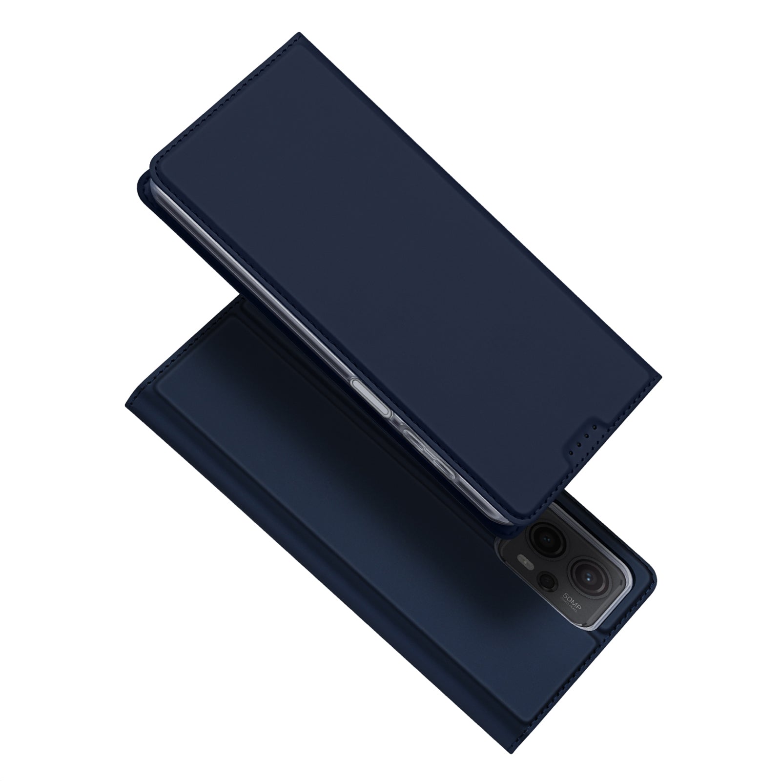 DUX DUCIS Skin Pro Series For Motorola Moto G13 4G G23 4G PU Leather Flip Phone Case Card Holder Stand Drop-proof Cover