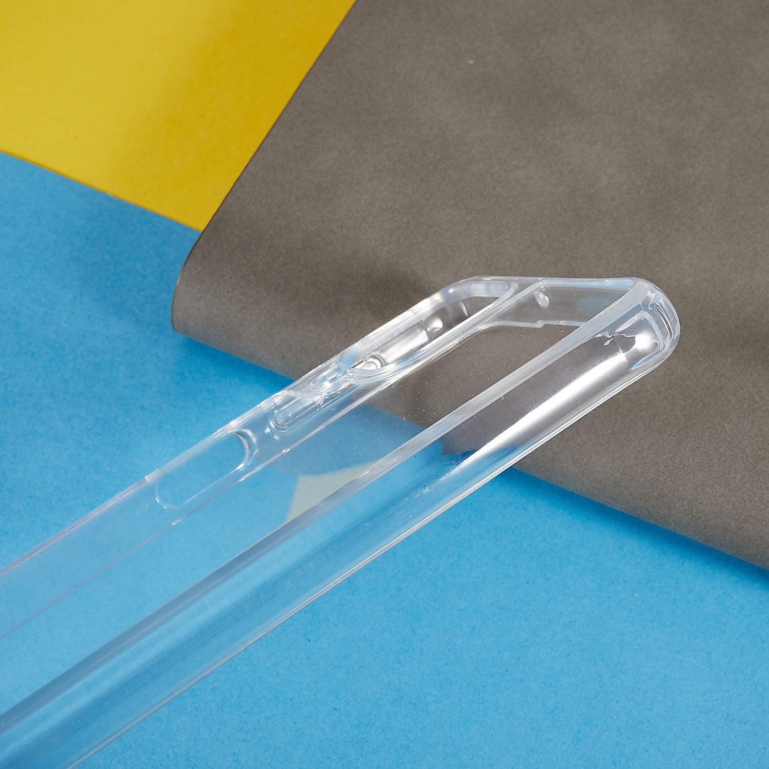 Telefoncover til Samsung Galaxy A12 Gennemsigtig TPU akryl mobiltelefoncover med snor