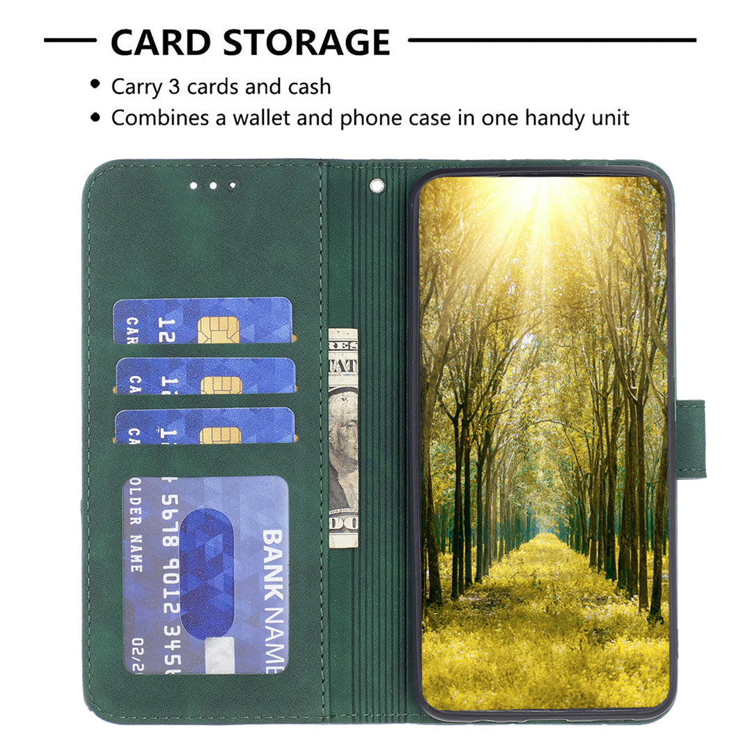BINFEN COLOR Flip Leather Phone Case for Motorola Moto G73 5G BF Imprinted Pattern Series-2 Style 05 Anti-fall Phone Cover Wallet Stand