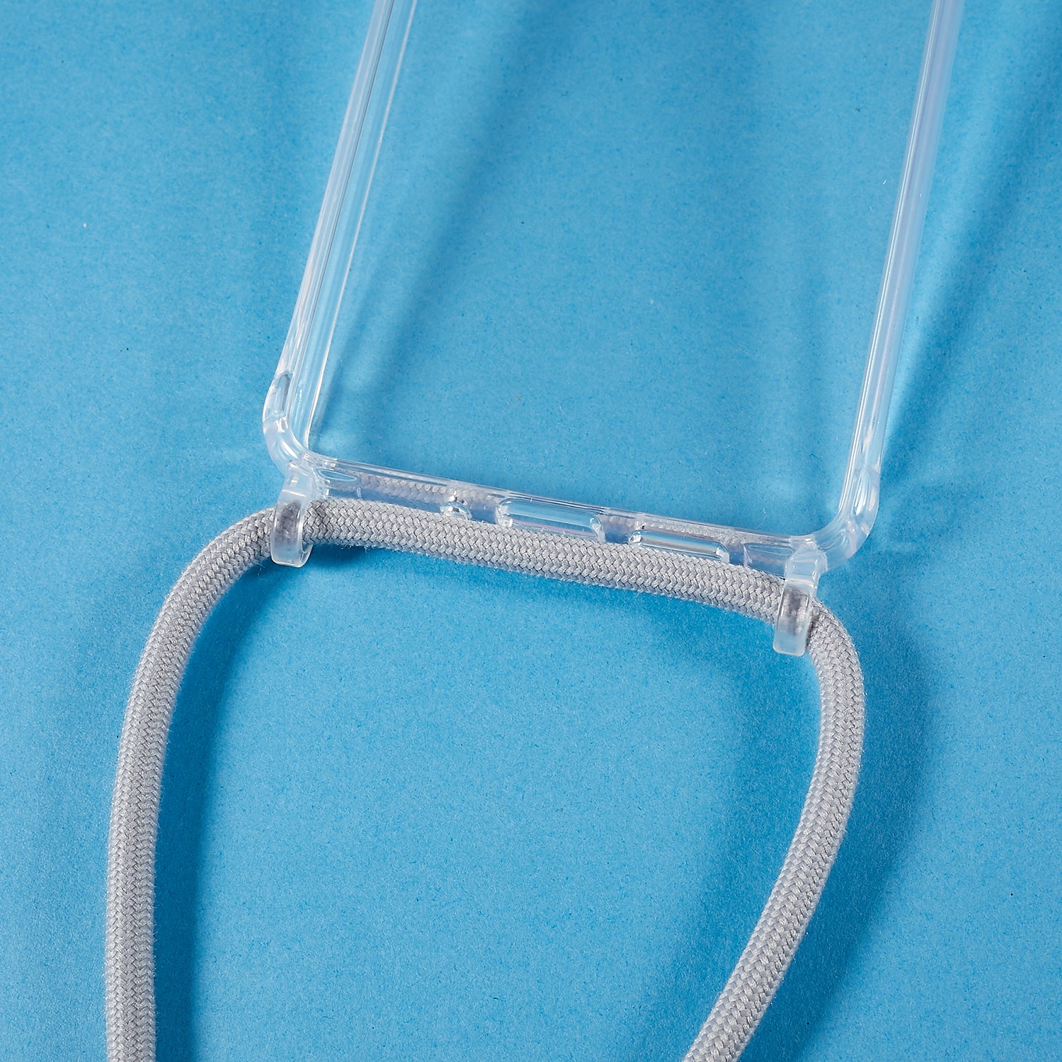 Clear Phone Case for Samsung Galaxy A53 5G TPU Acrylic Mobile Phone Cover with Lanyard