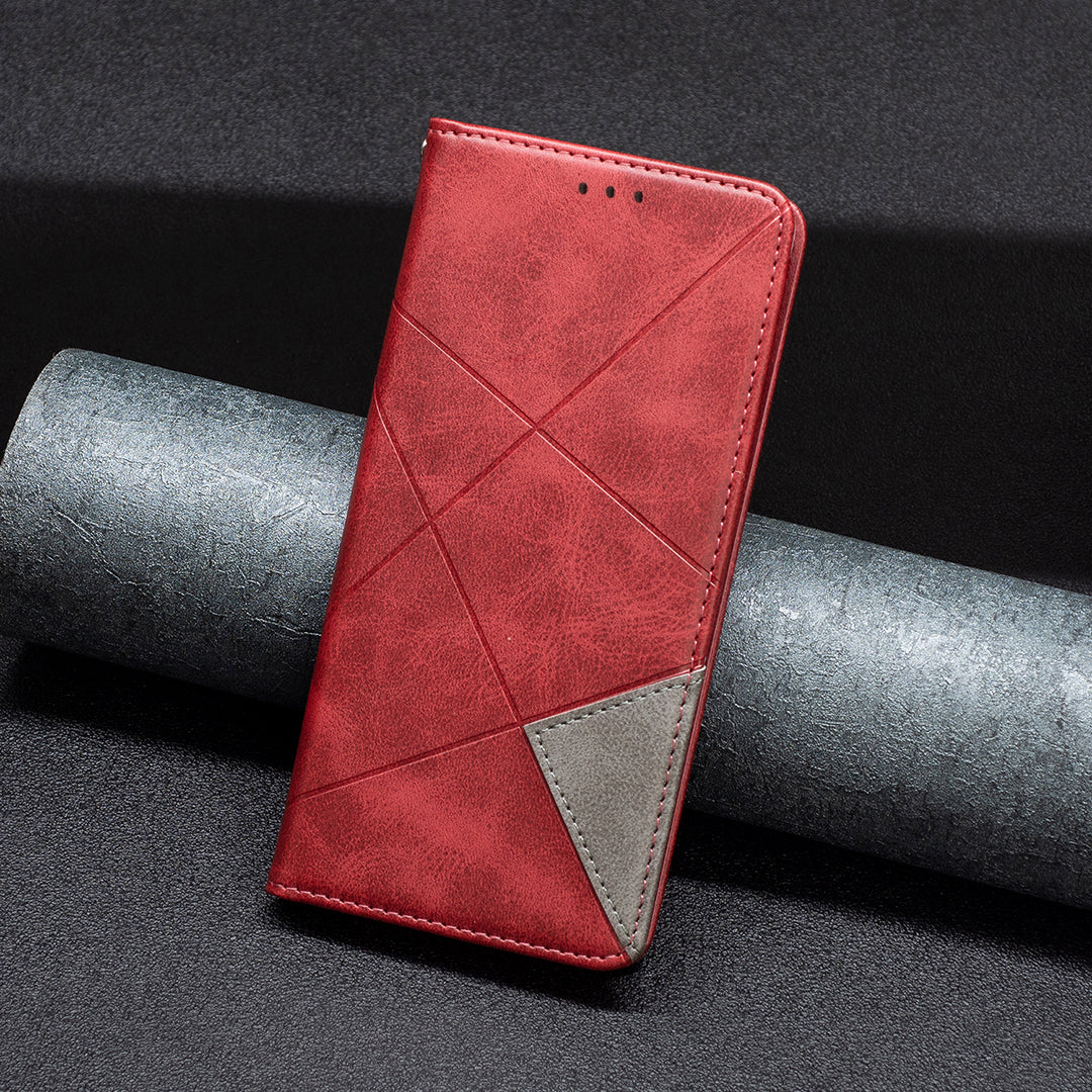 Nárazuvzdorné pouzdro na telefon pro Motorola Moto G73 5G BF se vzorem otisků řady 1 Magnetický kožený stojánek Flip Kryt telefonu Držák karty