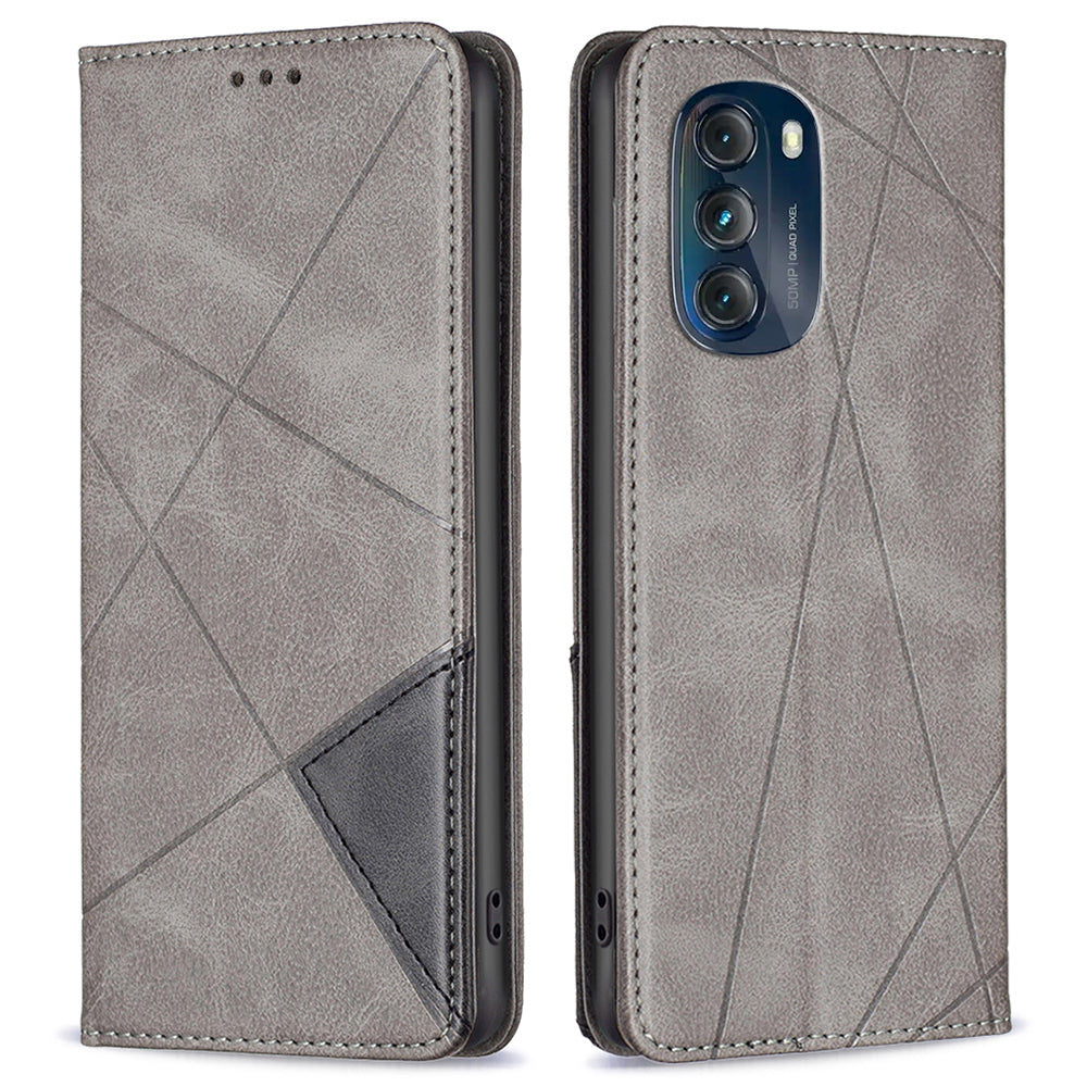 BF Imprinting Pattern Series-1 Ochranné pouzdro na telefon proti pádu pro Motorola Moto G 5G (2023) Kožený slot na kartu Ochranný kryt telefonu