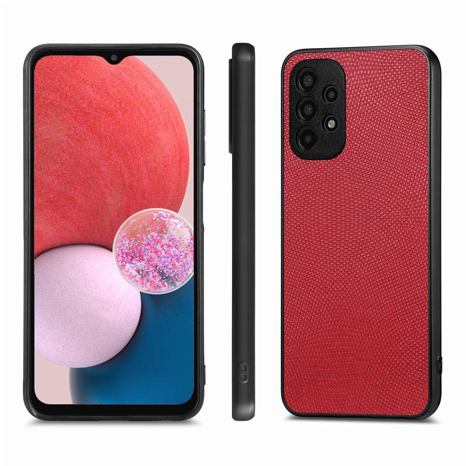 PU Leather PC TPU Phone Cover for Samsung Galaxy A13 4G Anti-Dust Mobile Phone Case Precise Cutout Phone Protector