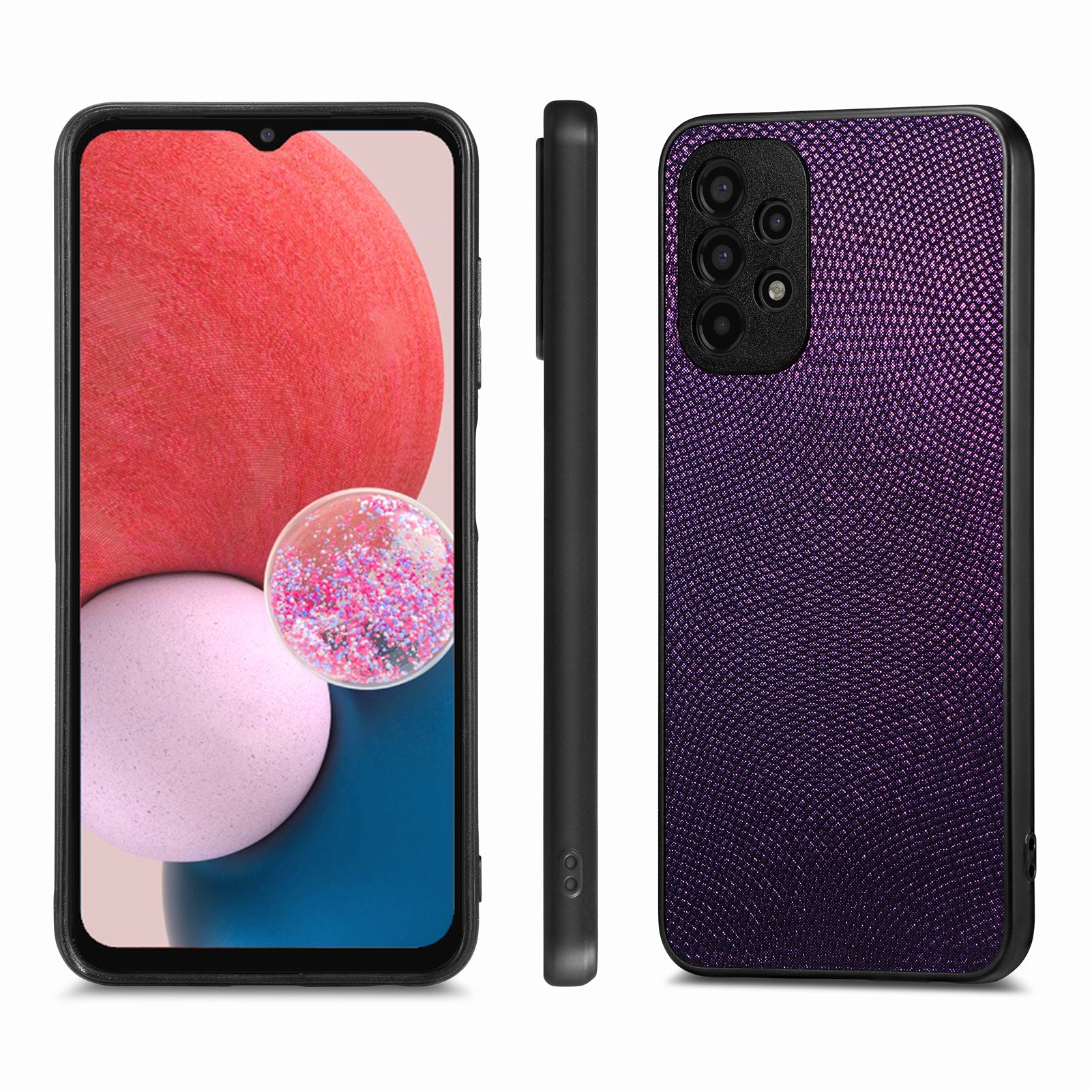 PU Leather PC TPU Phone Cover for Samsung Galaxy A13 4G Anti-Dust Mobile Phone Case Precise Cutout Phone Protector