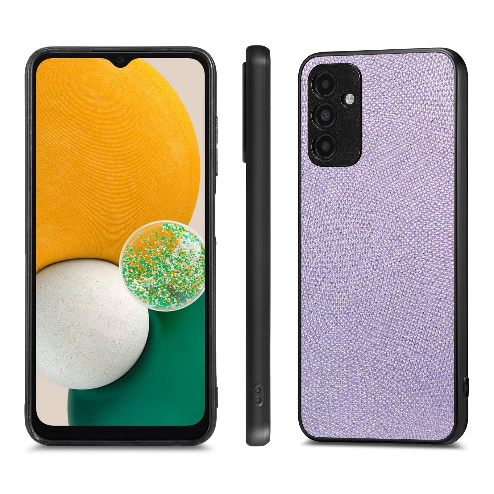 Protiskluzové pouzdro na telefon Samsung Galaxy A13 5G PC PU kůže TPU Přesný výřez Zadní kryt telefonu