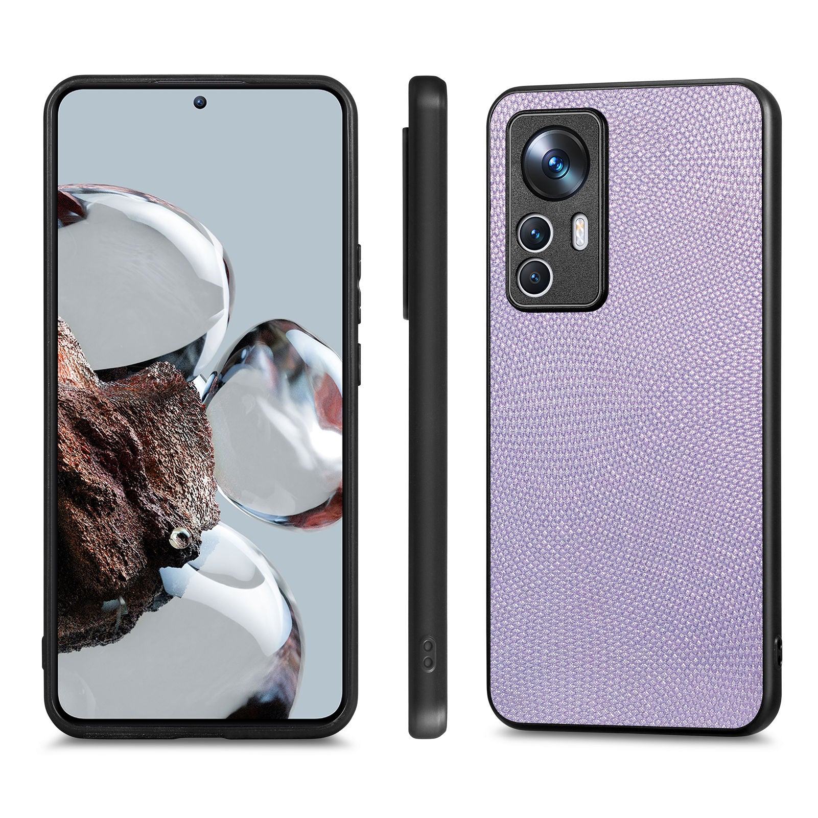 For Xiaomi 12T 5G Redmi K50 Ultra 5G Smartphone Case Precise Cutout PU Leather Coated PC TPU Cell Phone Cover