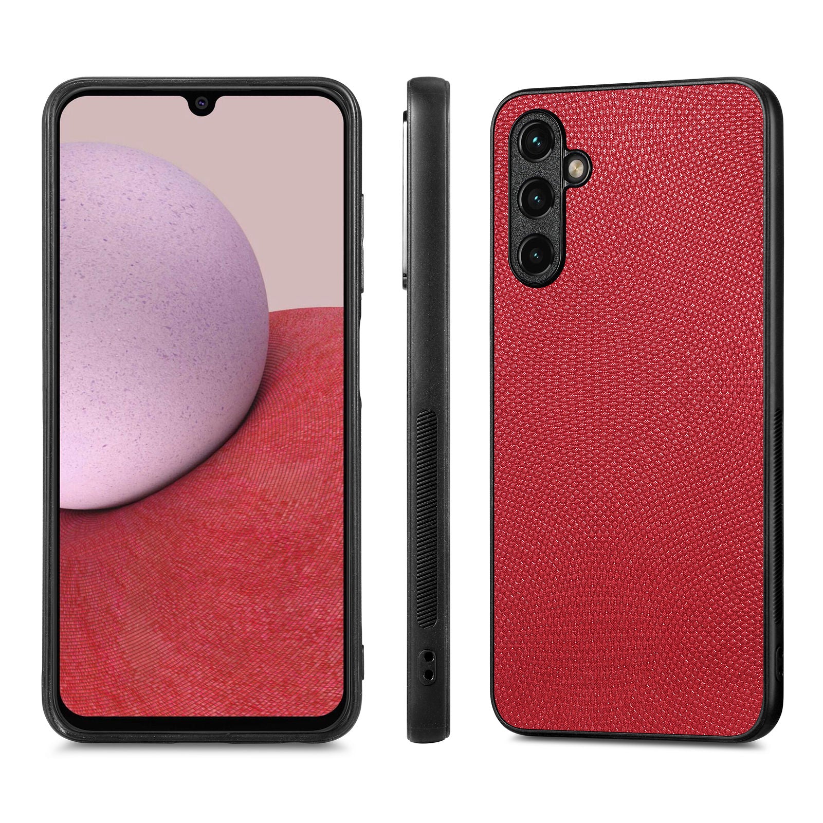 Precise Cutout Phone Case For Samsung Galaxy A14 5G A14 4G PC PU Leather TPU Anti-shock Non-slip Phone Back Cover