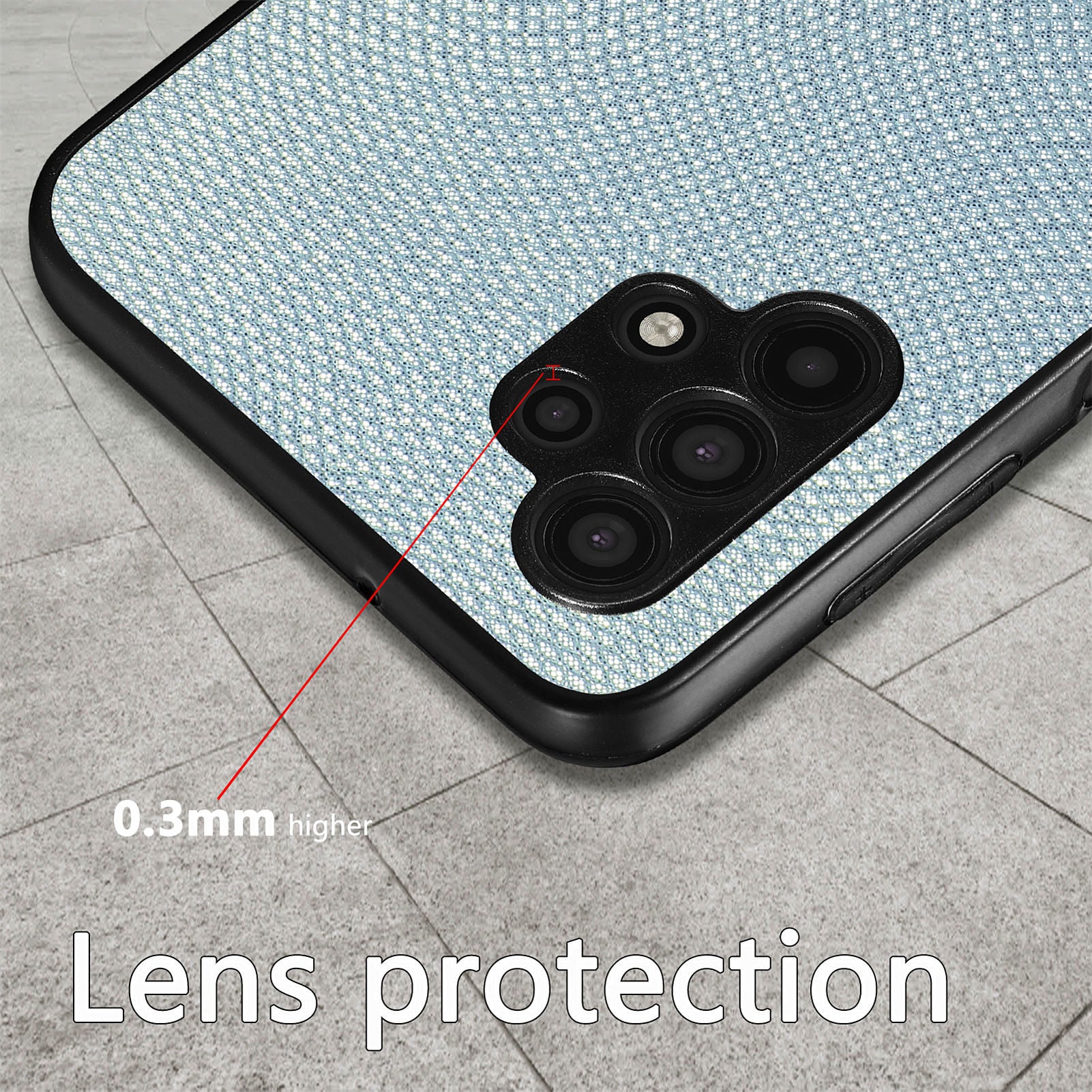 Anti-fingerprint Non-slip Phone Case For Samsung Galaxy A32 5G M32 5G PC PU Leather TPU Protective Phone Back Cover