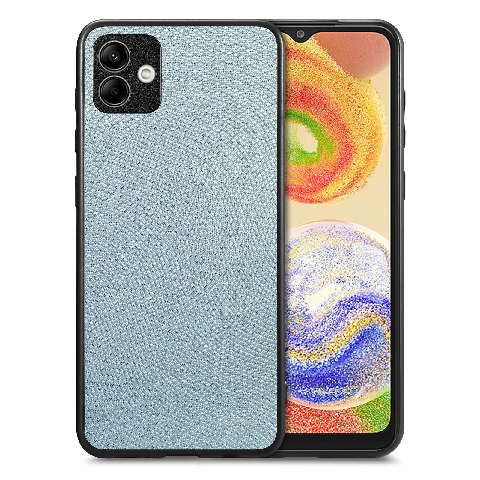 Drop-proof Phone Cover For Samsung Galaxy A04 4G (164.4 x 76.3 x 9.1 mm) PC PU Leather TPU Slim Phone Case