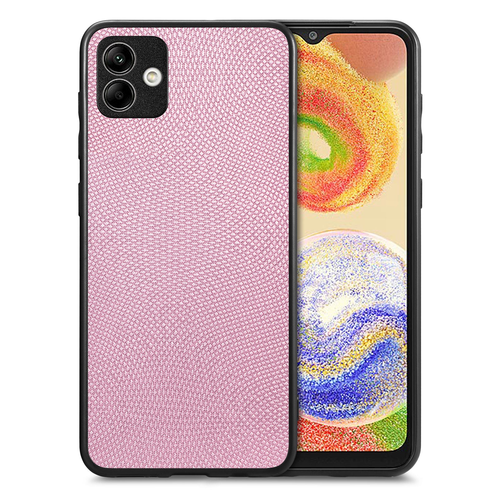 Drop-proof Phone Cover For Samsung Galaxy A04 4G (164.4 x 76.3 x 9.1 mm) PC PU Leather TPU Slim Phone Case
