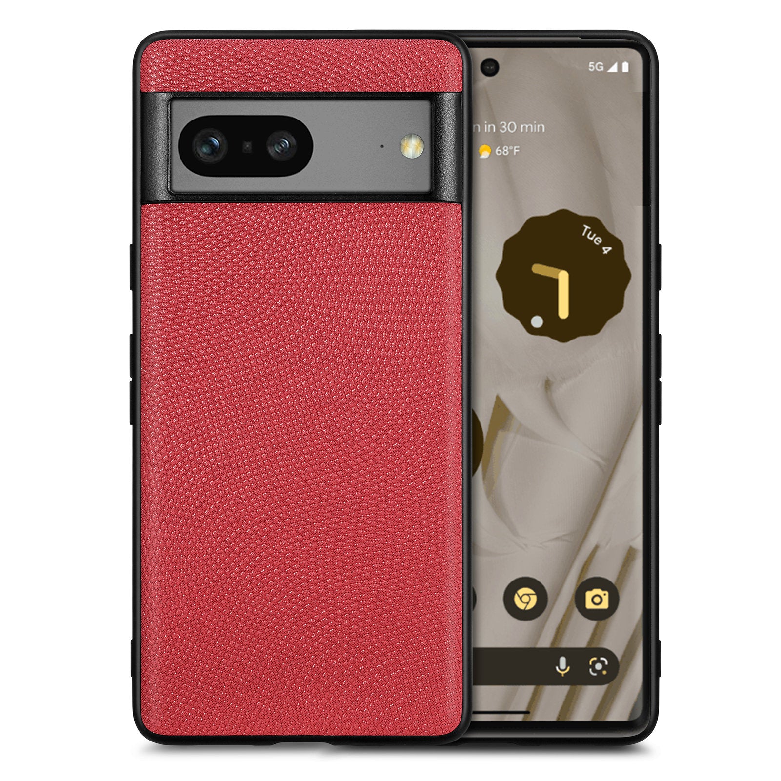 Slim Phone Case For Google Pixel 7a PC PU Leather TPU Protective Mobile Phone Case