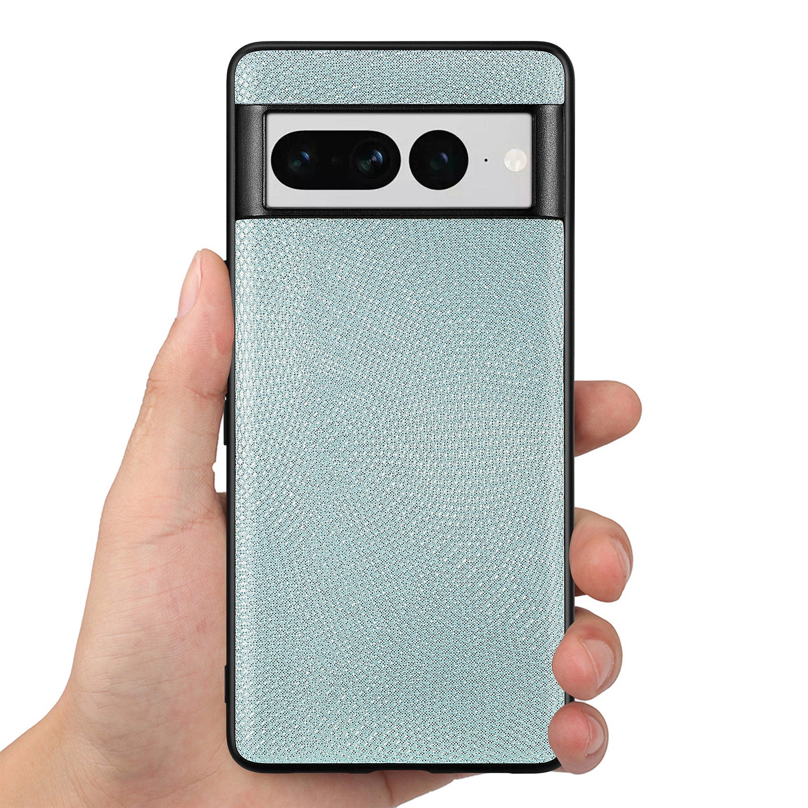 For Google Pixel 7 Pro 5G PC PU Leather TPU Anti-fall Phone Cover Precise Cutout Anti-scratch Smartphone Case