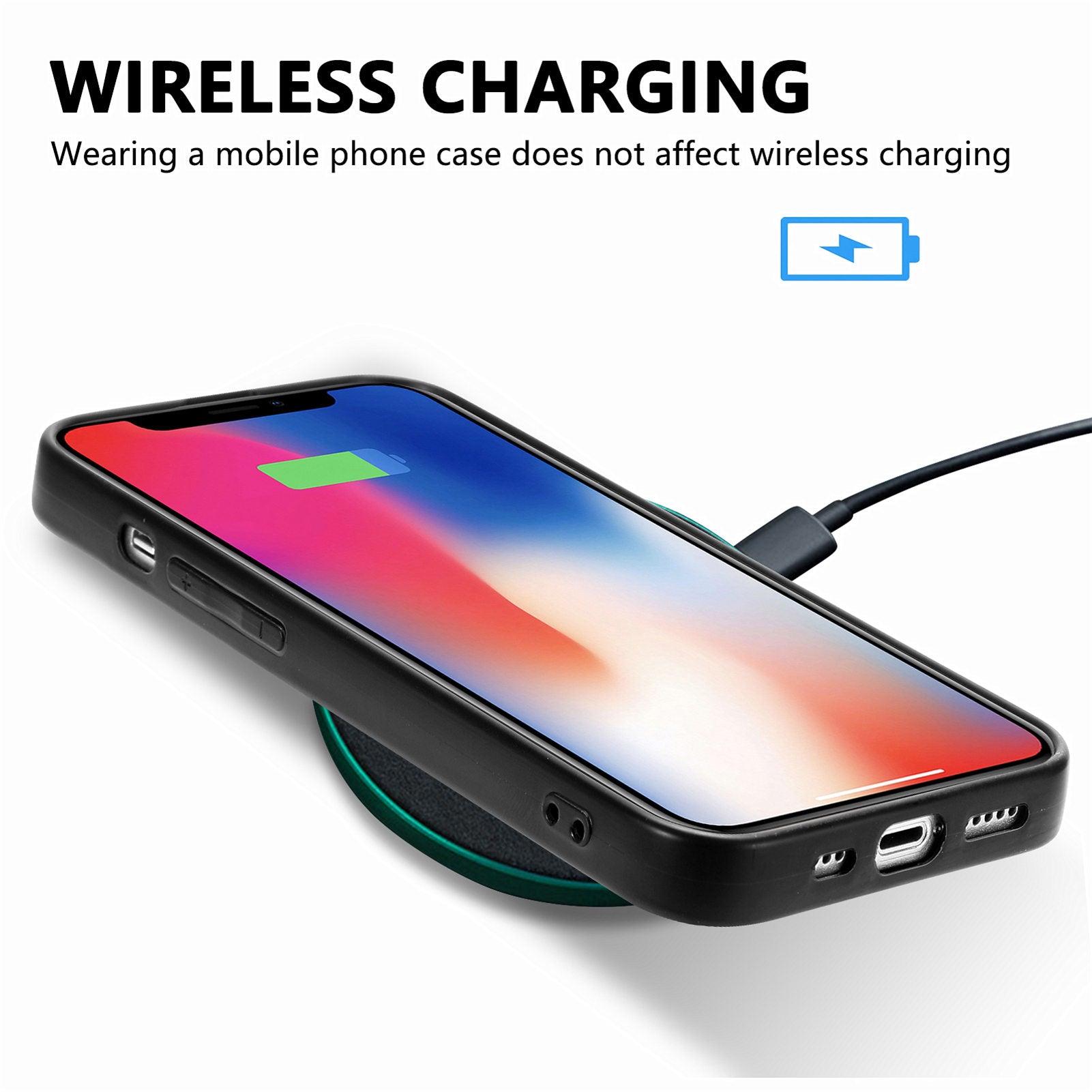 For iPhone 14 Plus PC TPU PU Leather Slim Mobile Phone Cover Metal Ring Anti-scratch Protective Phone Case