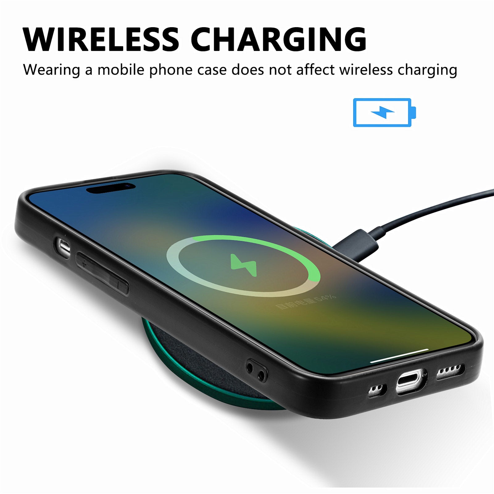 Anti-fall Mobile Phone Case For iPhone 14 Pro PC TPU PU Leather Protective Phone Cover Compatible with MagSafe Charging