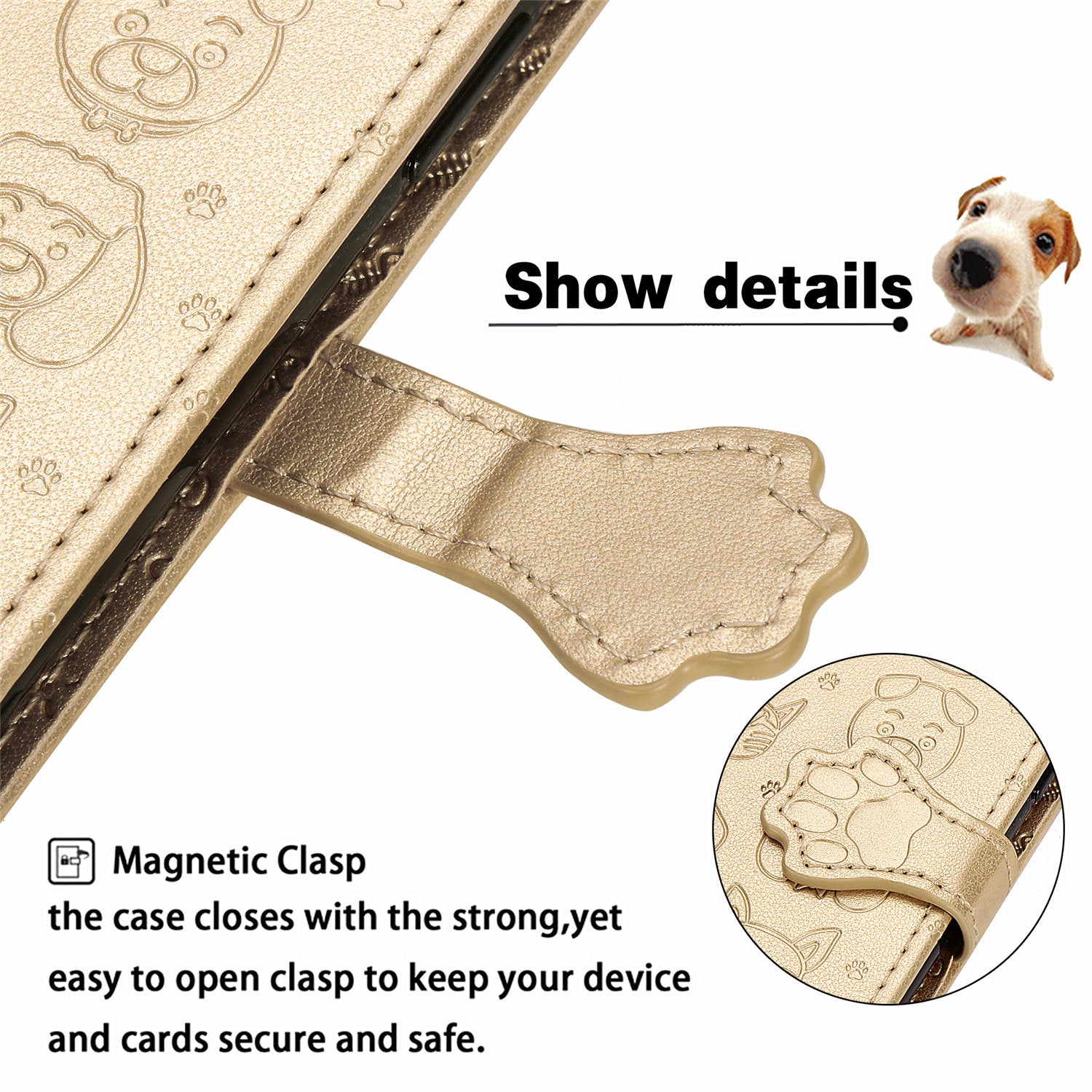 For Samsung Galaxy Note 10 4G / 5G Phone Case PU Leather Wallet Cover Imprinted Cat Dog Pattern Phone Shell with Stand Function