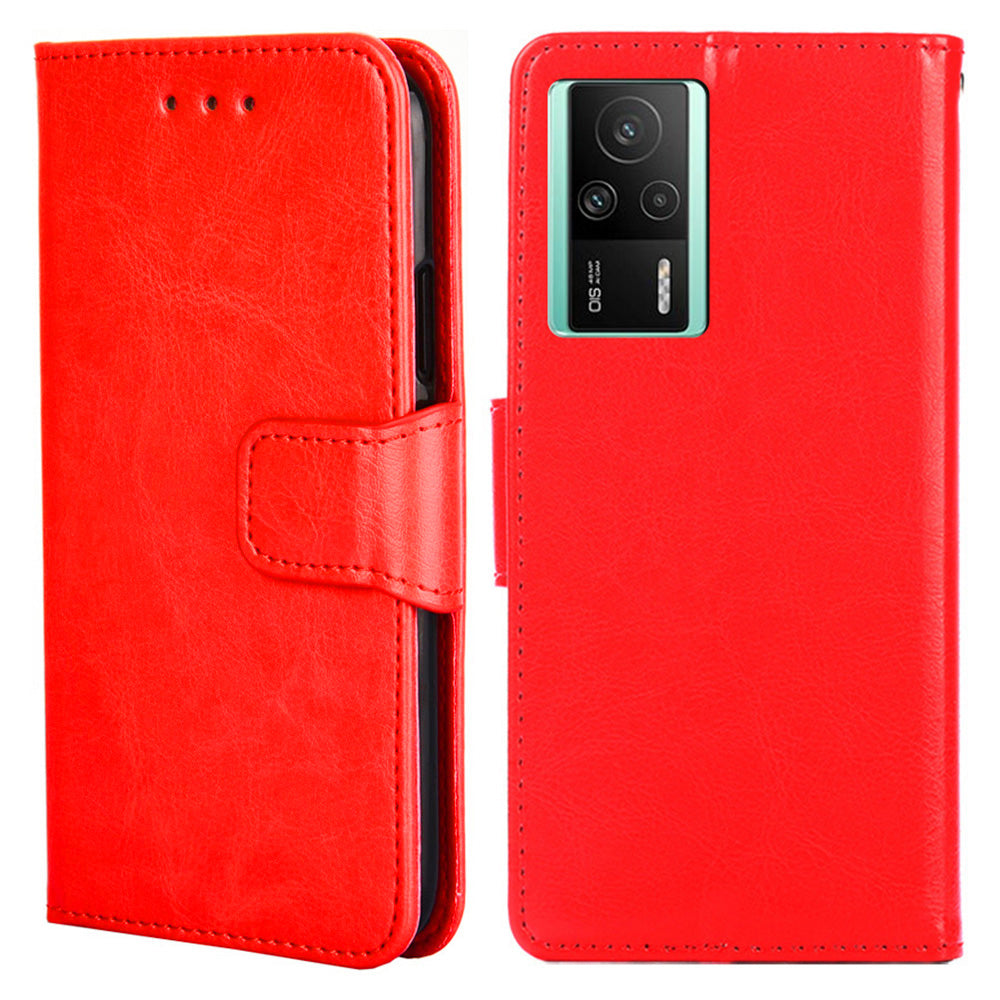 Cell Phone Cover for Xiaomi Redmi K60E 5G Full Protection PU Leather Flip Phone Wallet Case with Stand