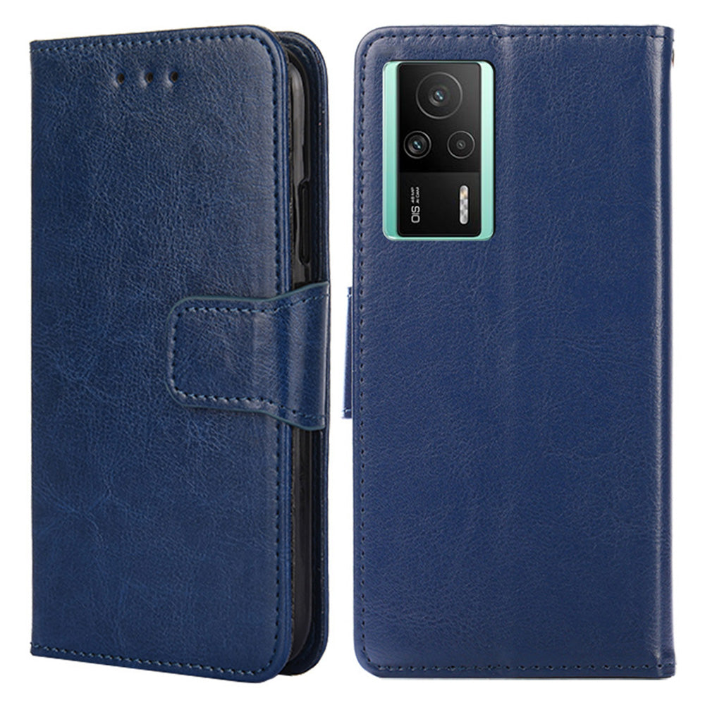 Cell Phone Cover for Xiaomi Redmi K60E 5G Full Protection PU Leather Flip Phone Wallet Case with Stand