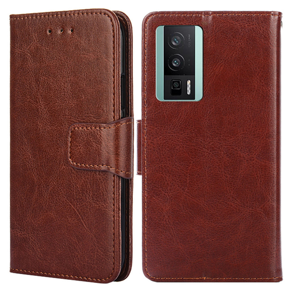 For Xiaomi Poco F5 Pro 5G Redmi K60 Pro 5G K60 5G Full Protection Leather Cell Phone Cover Flip Stand Wallet Anti-fall Smartphone Case