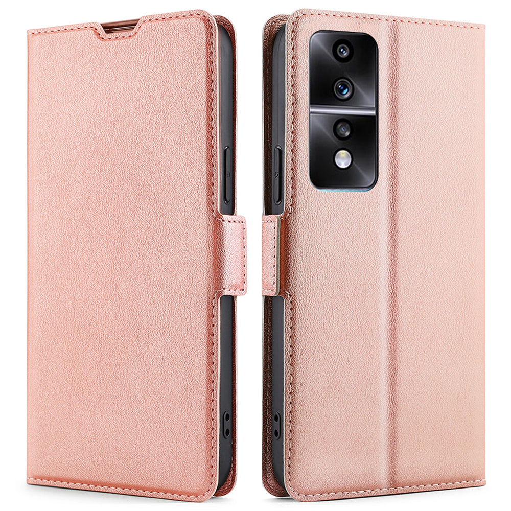 For Honor 80 GT 5G Shockproof PU Leather Cover Card Holder Foldable Stand Phone Case