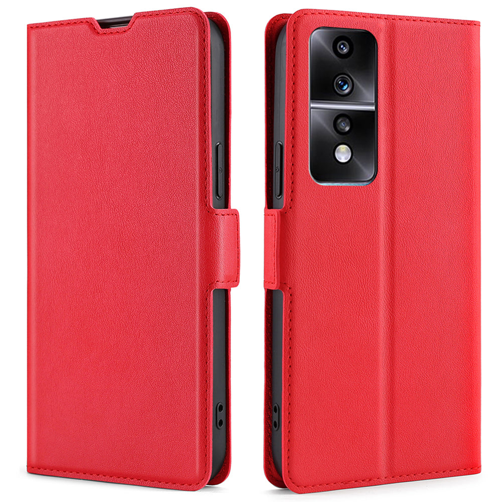 For Honor 80 GT 5G Shockproof PU Leather Cover Card Holder Foldable Stand Phone Case