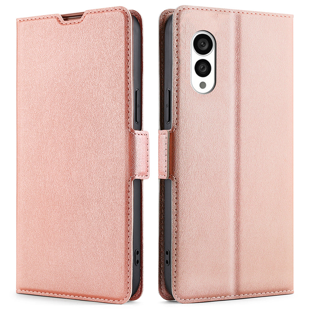 For FCNT arrows N F-51C PU Leather Stand Cover Anti-fall Ultra Slim Phone Case with Card Slot
