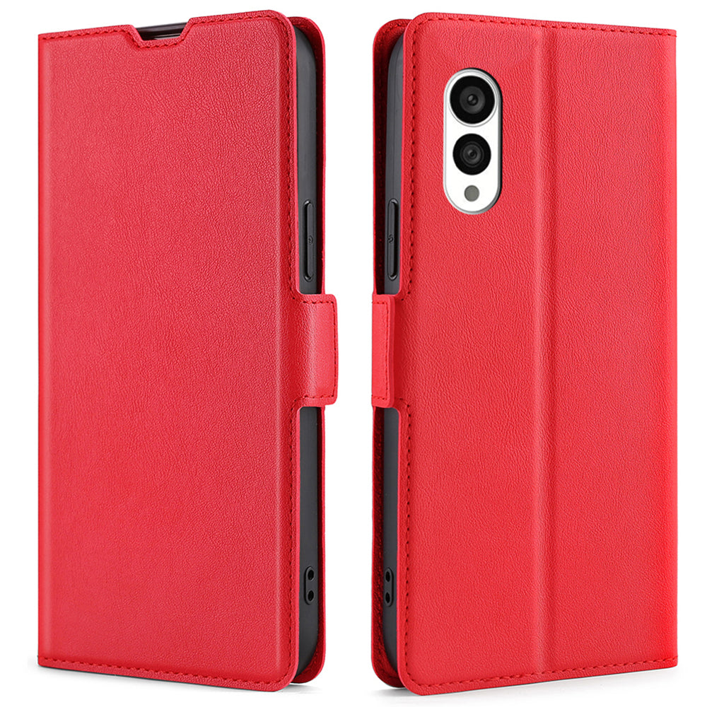 For FCNT arrows N F-51C PU Leather Stand Cover Anti-fall Ultra Slim Phone Case with Card Slot