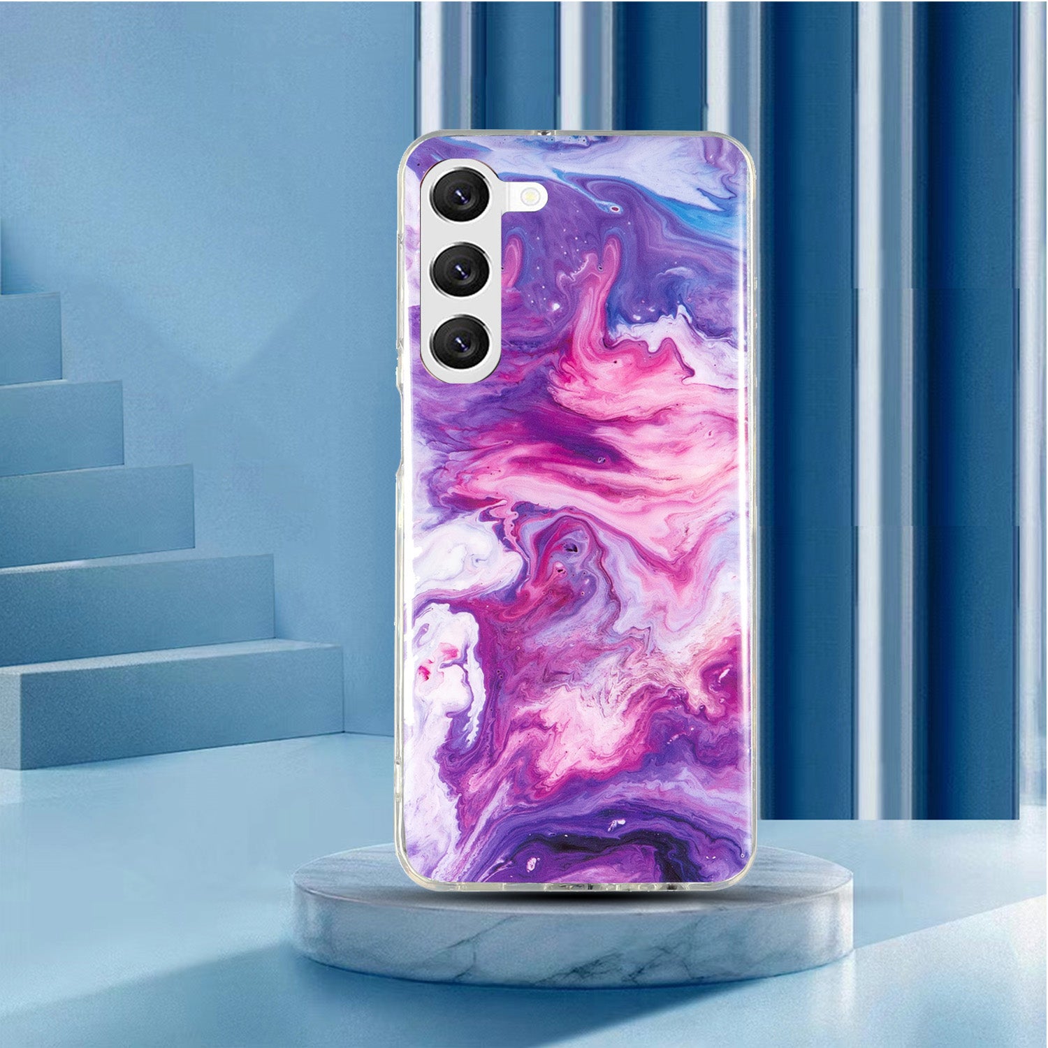 For Samsung Galaxy A14 5G IMD Marble Pattern TPU Case Drop Resistant Back Protector Phone Cover