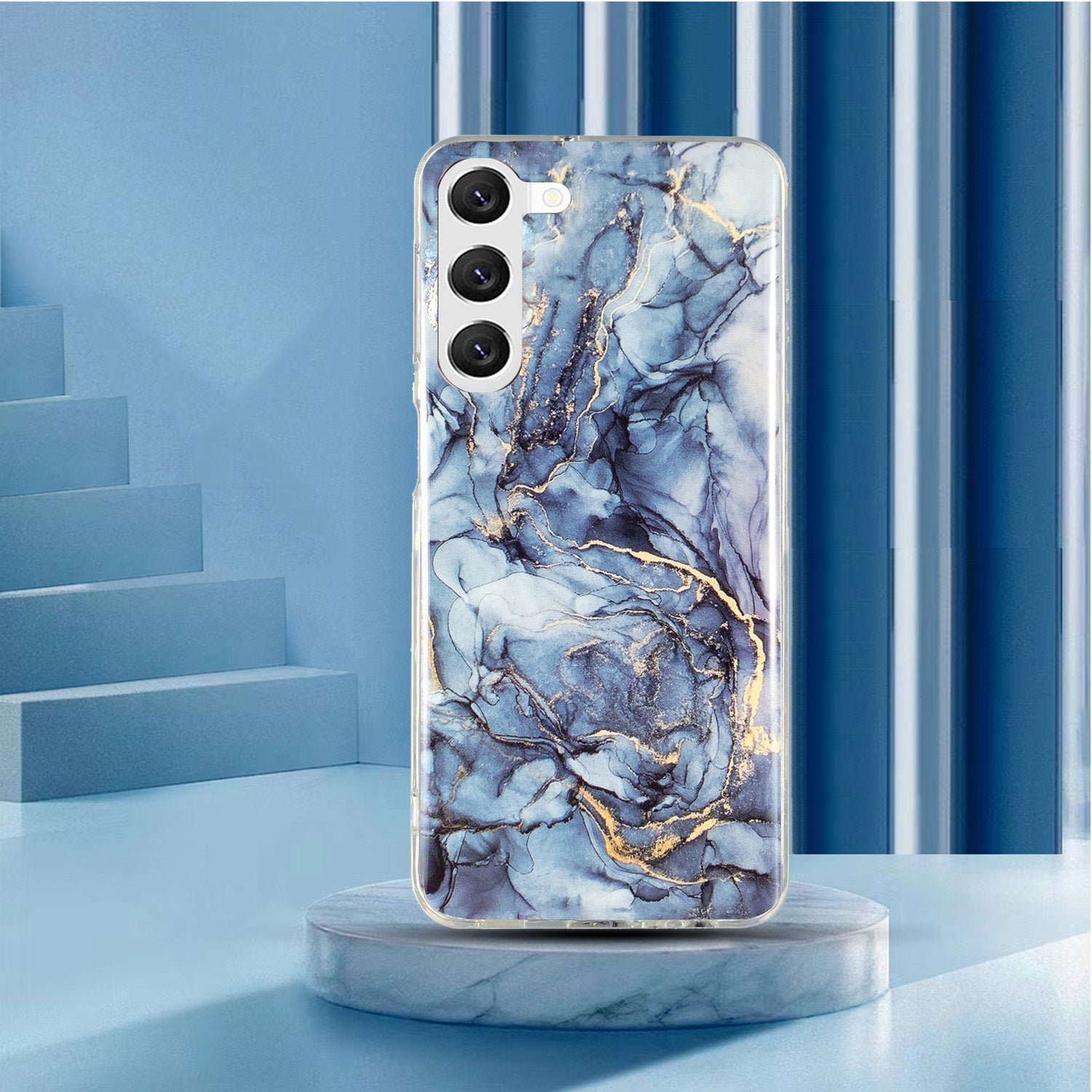 For Samsung Galaxy A14 5G IMD Marble Pattern TPU Case Drop Resistant Back Protector Phone Cover