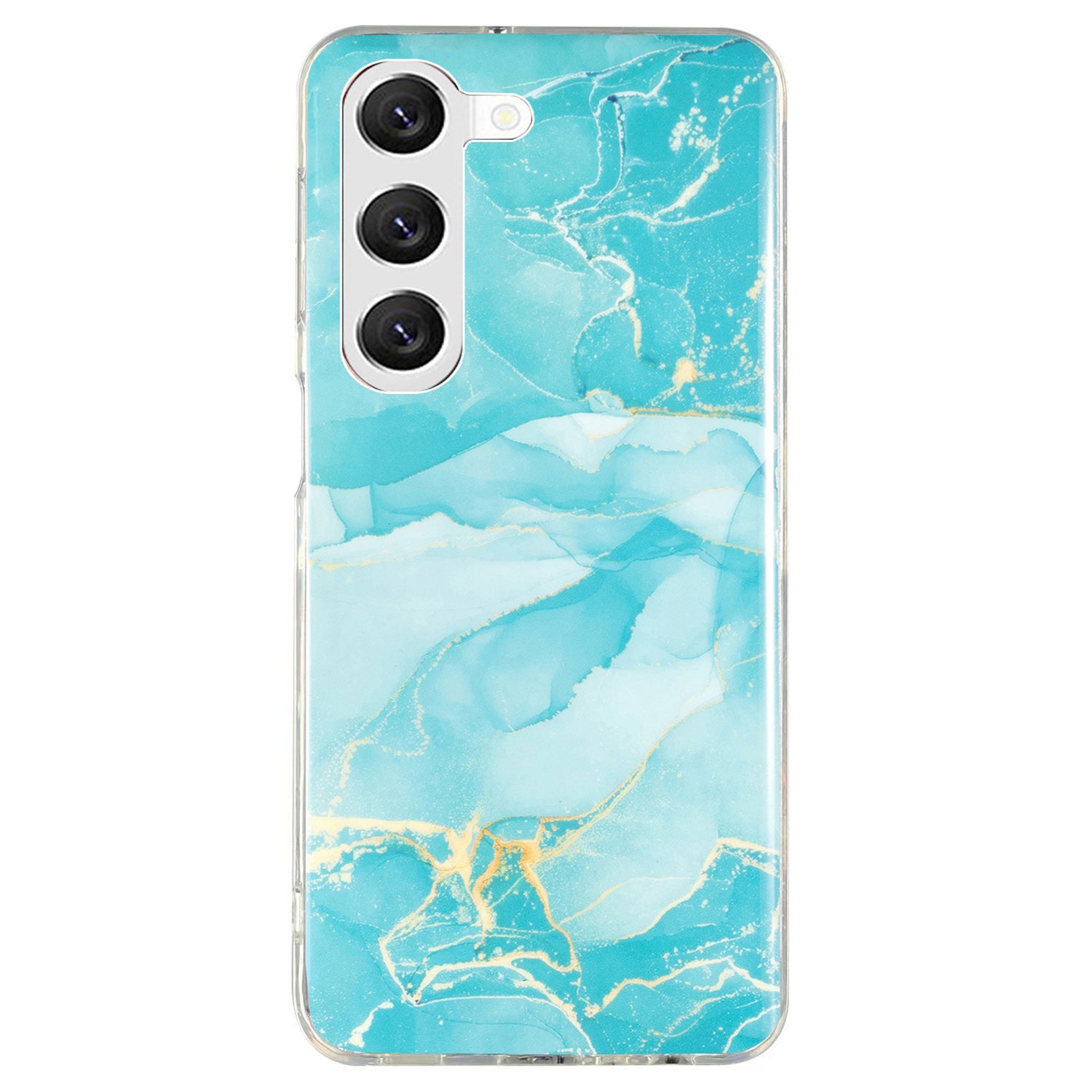 For Samsung Galaxy A14 5G IMD Marble Pattern TPU Case Drop Resistant Back Protector Phone Cover