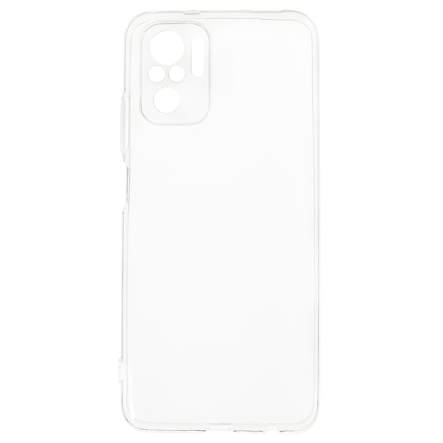 For Xiaomi Poco M5s 4G/Redmi Note 10 4G/Note 10S 4G Transparent Anti-collision Phone Case Ultra Thin Clear Flexible TPU Cover