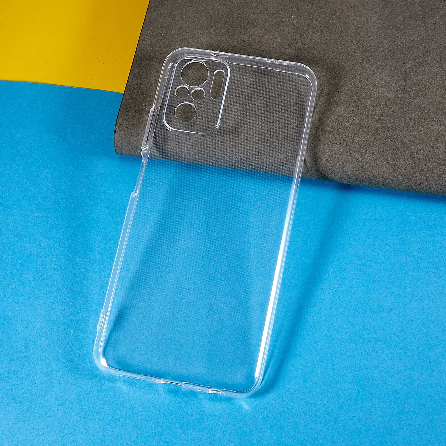 For Xiaomi Poco M5s 4G/Redmi Note 10 4G/Note 10S 4G Transparent Anti-collision Phone Case Ultra Thin Clear Flexible TPU Cover