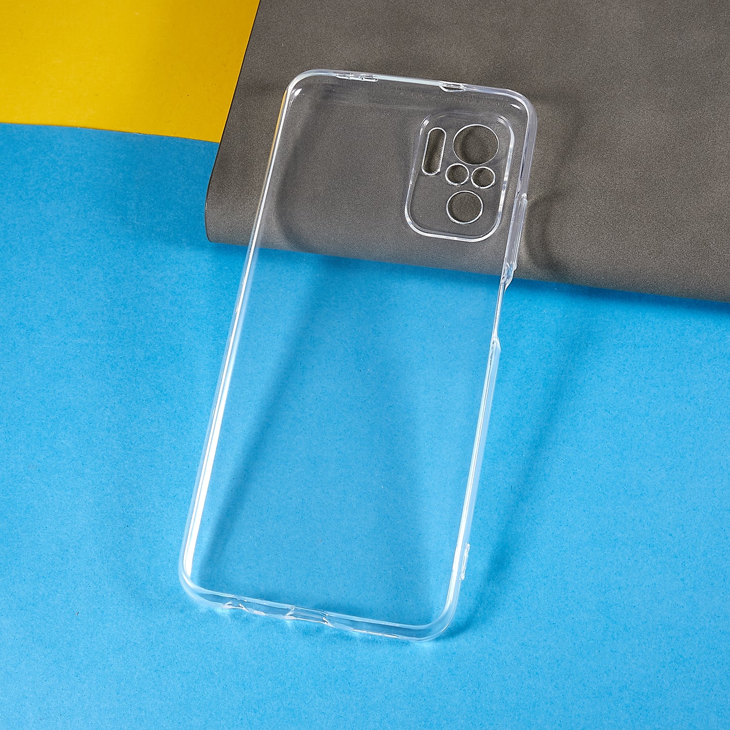 For Xiaomi Poco M5s 4G/Redmi Note 10 4G/Note 10S 4G Transparent Anti-collision Phone Case Ultra Thin Clear Flexible TPU Cover