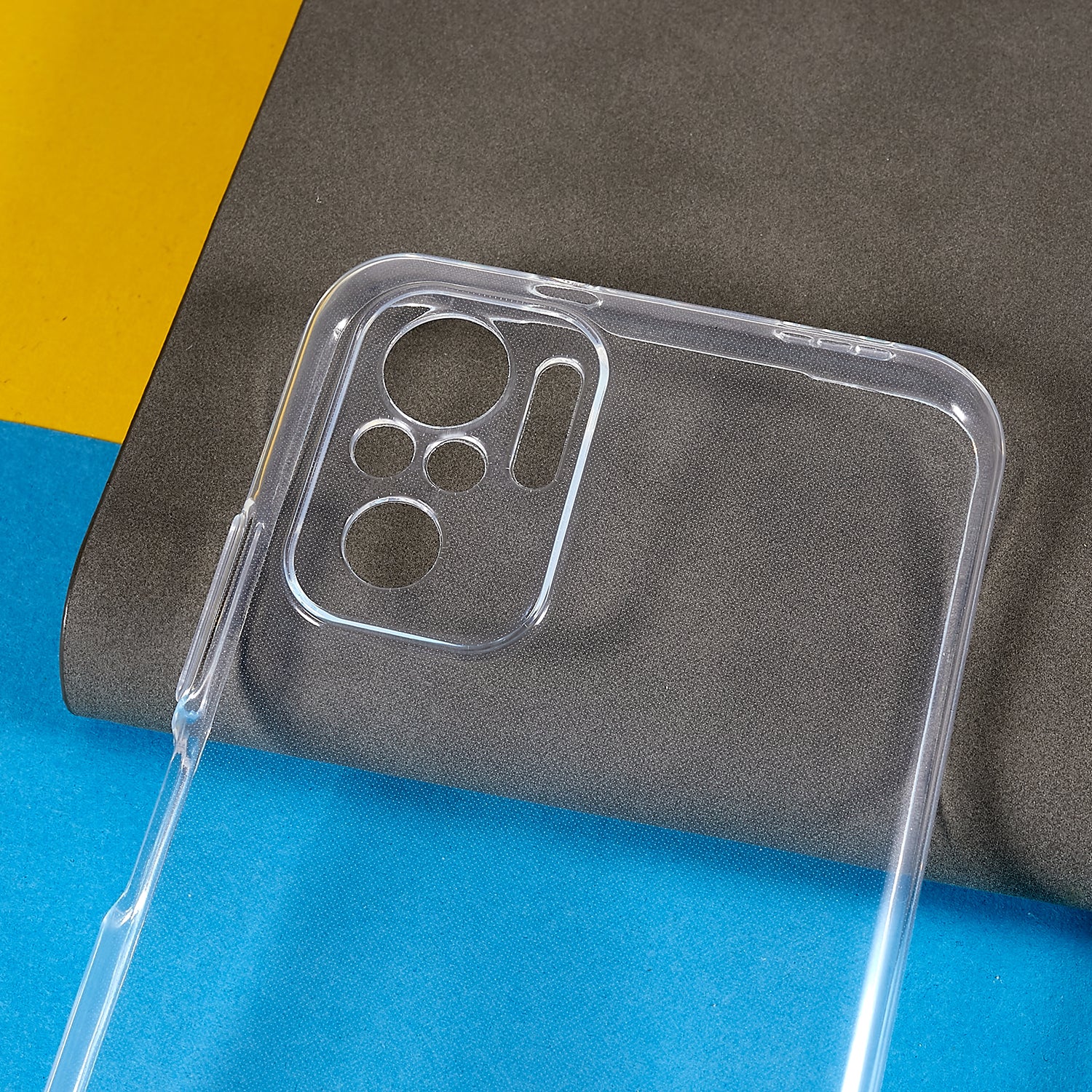 For Xiaomi Poco M5s 4G/Redmi Note 10 4G/Note 10S 4G Transparent Anti-collision Phone Case Ultra Thin Clear Flexible TPU Cover
