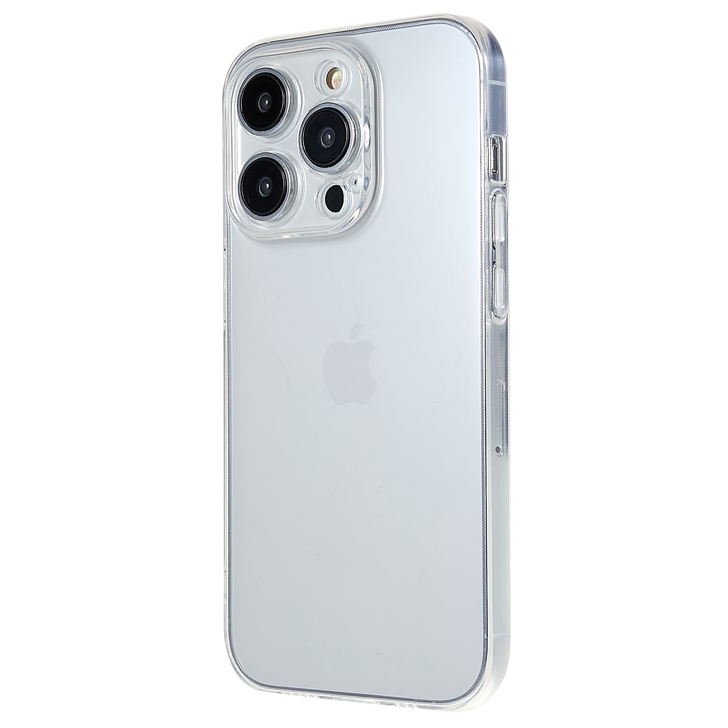For iPhone 14 Pro Precise Lens Cutout Back Cover Ultra Thin Soft TPU Transparent Phone Case
