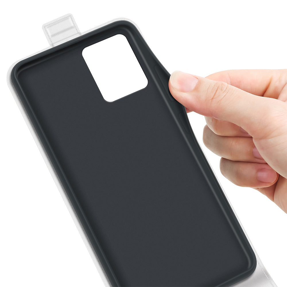 For Motorola Moto G13 4G G23 4G Vertical Flip PU Leather Cover Crazy Horse Texture Shockproof Card Holder Phone Case