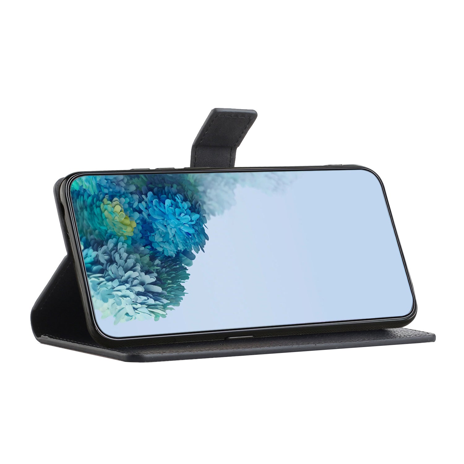 For Xiaomi Poco X5 Pro 5G/Redmi Note 12 Pro Speed 5G/Note 12 Pro 5G Litchi Texture Phone Case PU Leather Stand Wallet Cover - Black