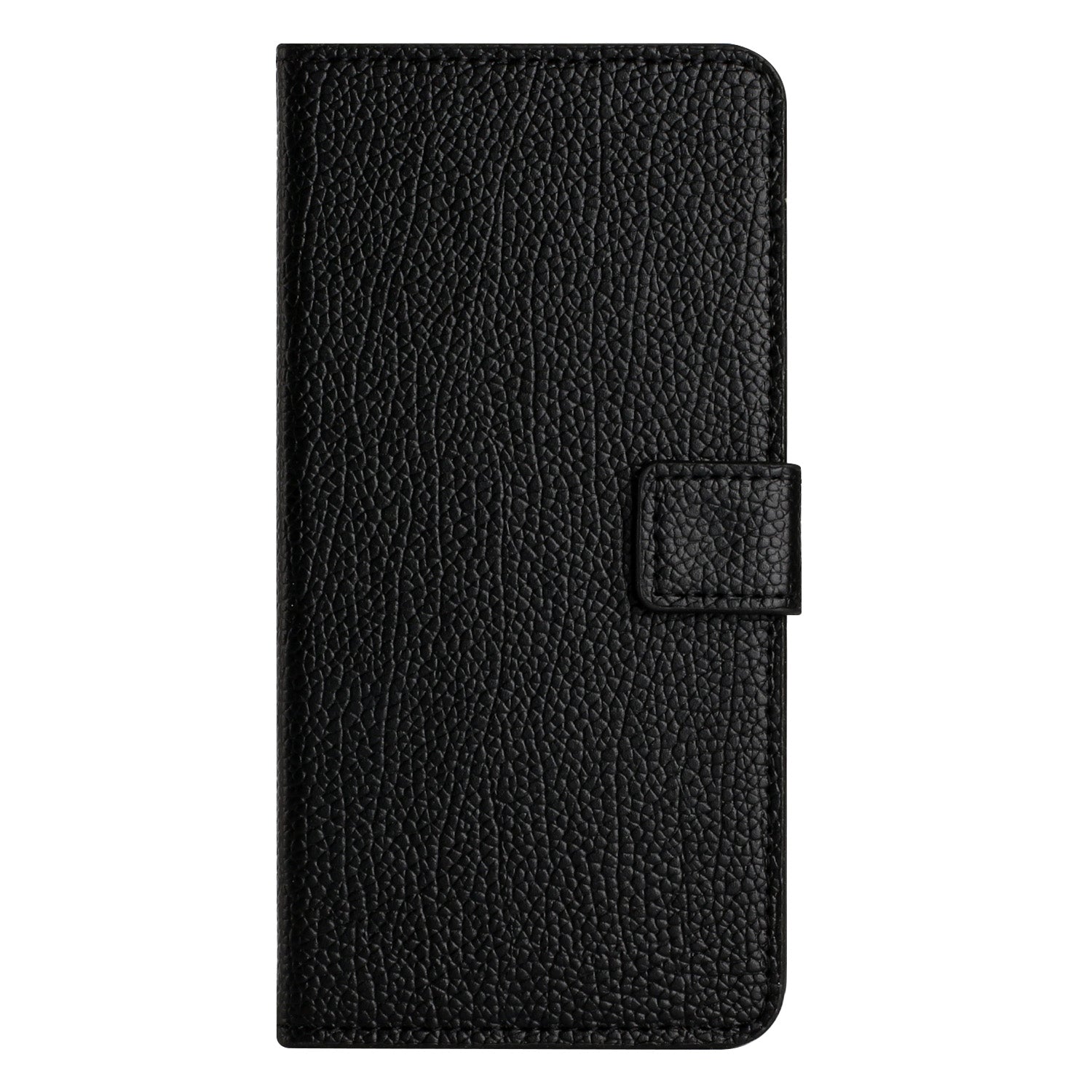 For Xiaomi Poco X5 Pro 5G/Redmi Note 12 Pro Speed 5G/Note 12 Pro 5G Litchi Texture Phone Case PU Leather Stand Wallet Cover - Black